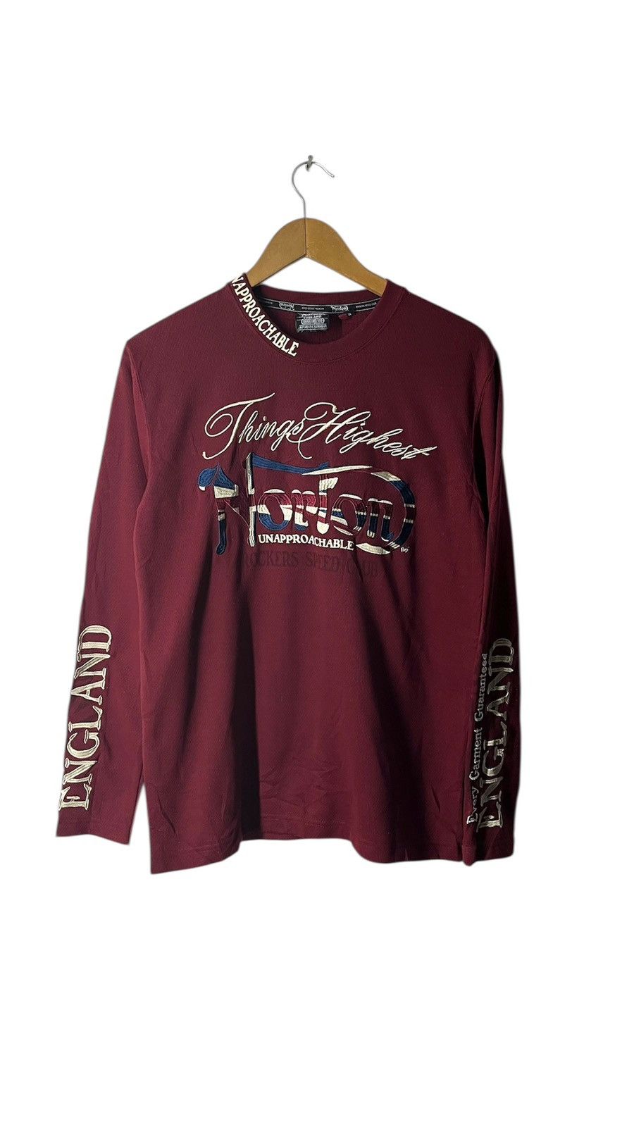 Norton NORTON ENGLAND EMBROIDERY SPELLOUT LONGSLEEVE TEE Size US L / EU 52-54 / 3 - 1 Thumbnail