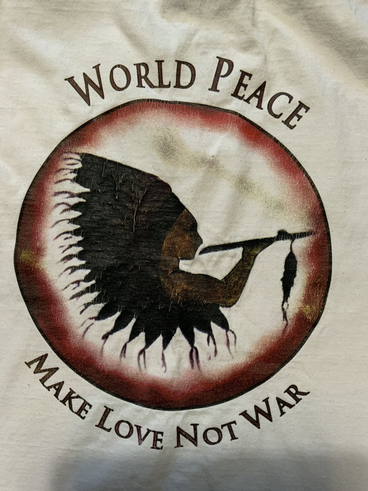 Other Legends Native American World Make Love Not War T-Shirt Size US L / EU 52-54 / 3 - 1 Thumbnail