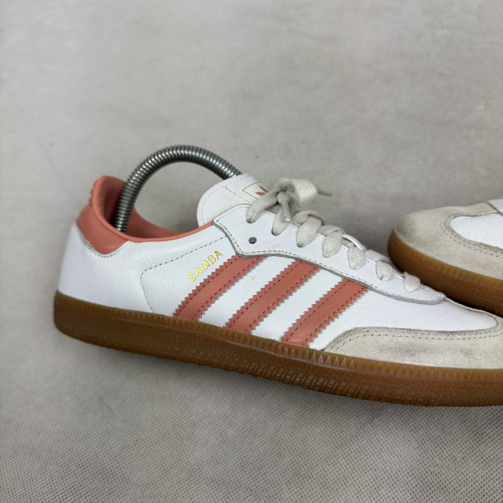 Adidas Adidas Samba IG5932 Women's White Beige Sneakers Shoes 7 Size US 7 / IT 37 - 5 Thumbnail