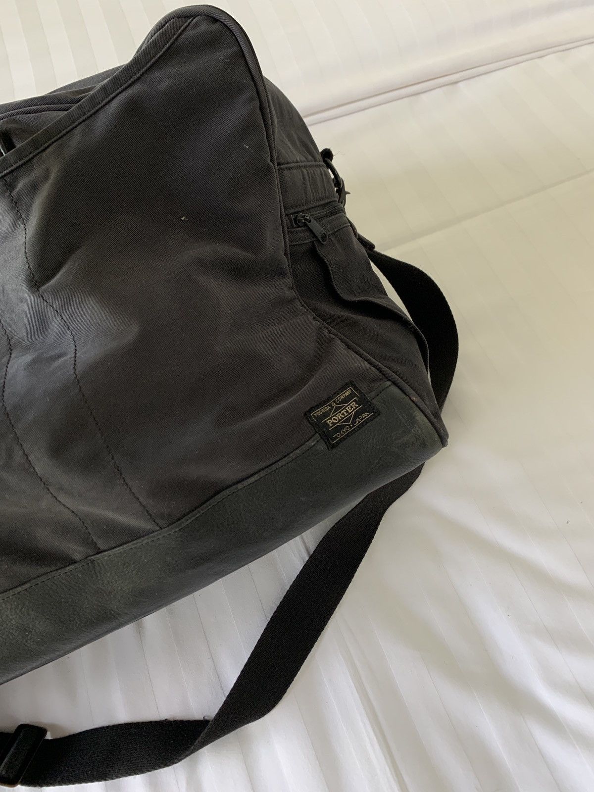 Distressed Porter Tanker 2way Travel Bag