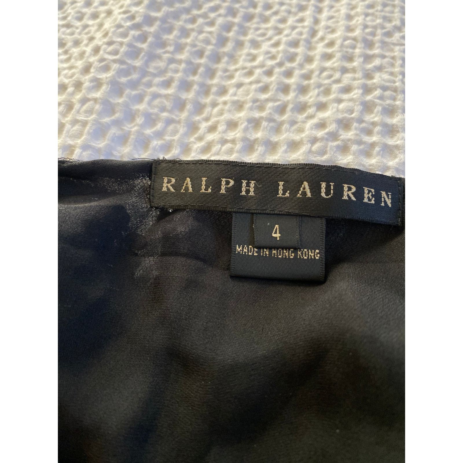 Ralph Lauren RALPH LAUREN Black Label black mesh & sequin evening midi Size 27" / US 4 / IT 40 - 2 Thumbnail