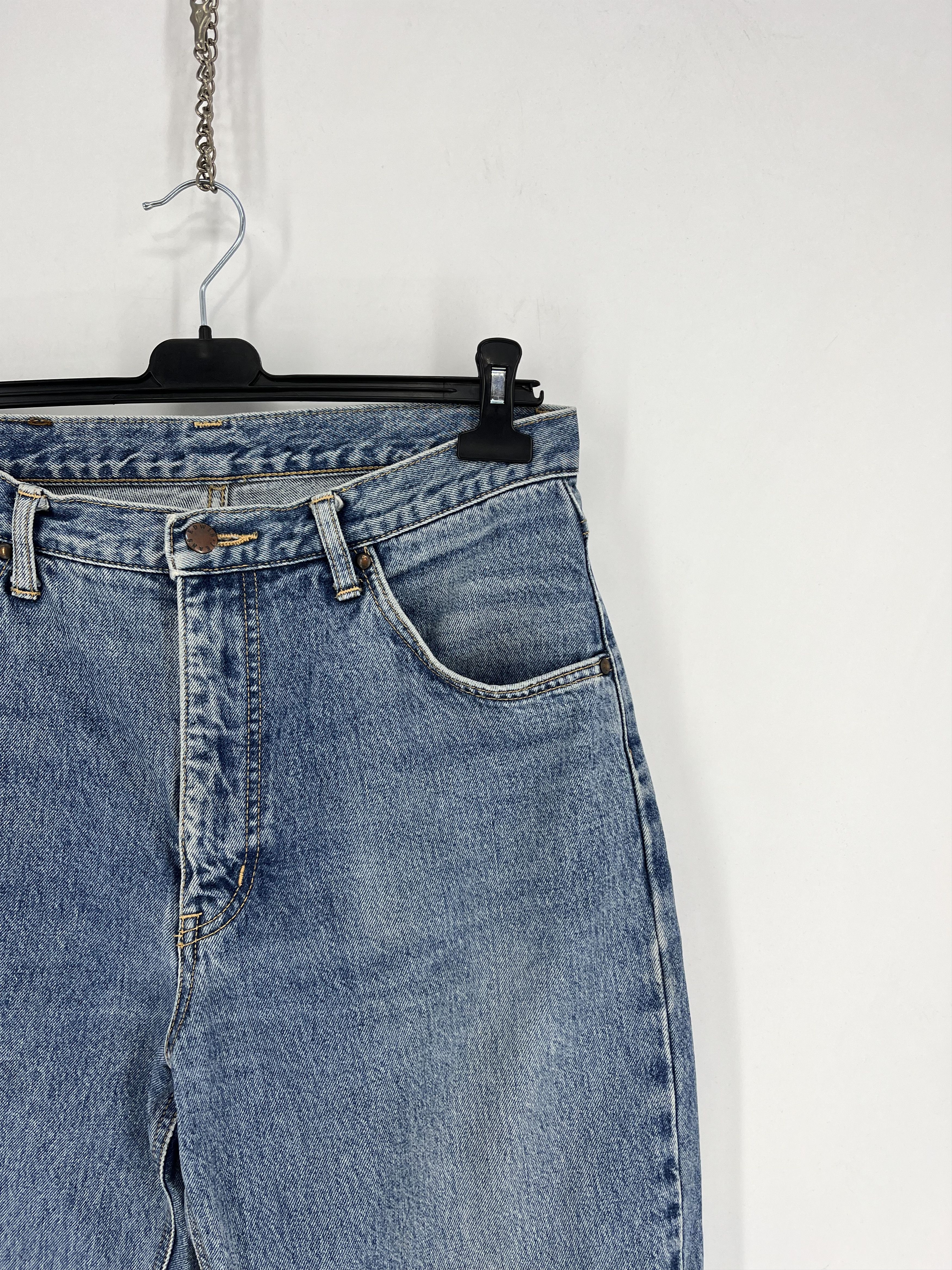 Edwin × Japanese Brand × Vintage Vintage 90s Edwin Made in Japan Tapered Navy Men’s Jeans Size US 33 - 7 Thumbnail
