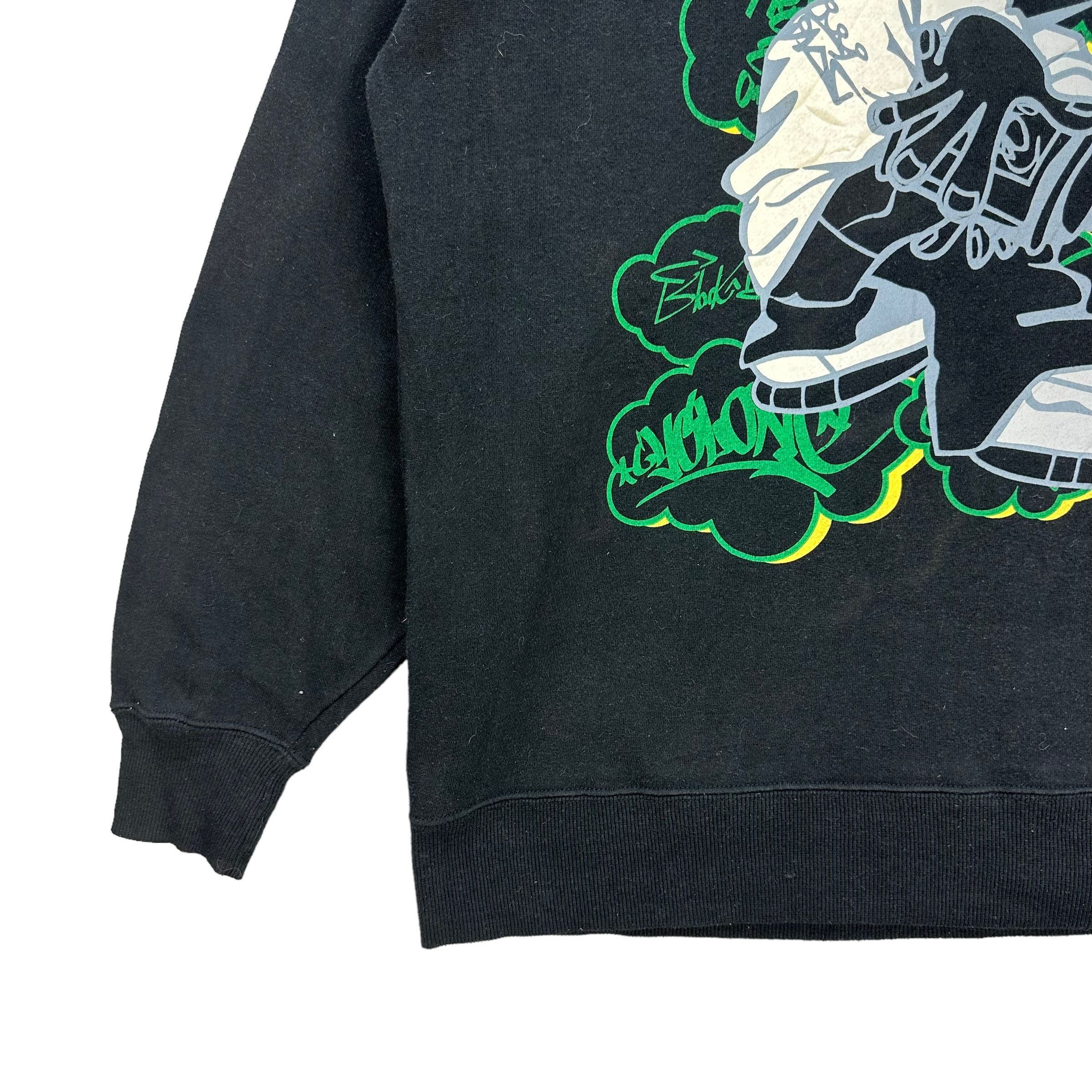 Japanese Brand OBLO STREET CULTURE GRAPHIC SWEATSHIRTS #8022-196 Size US XL / EU 56 / 4 - 5 Thumbnail