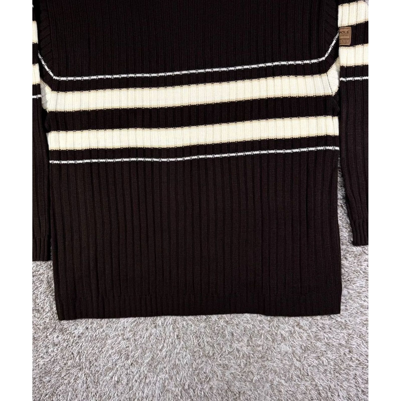 Southpole VINTAGE Southpole Striped Knit Sweater Hip Hop Oversized XXL Men Pullover Brown 2000s Size US XXL / EU 58 / 5 - 3 Thumbnail