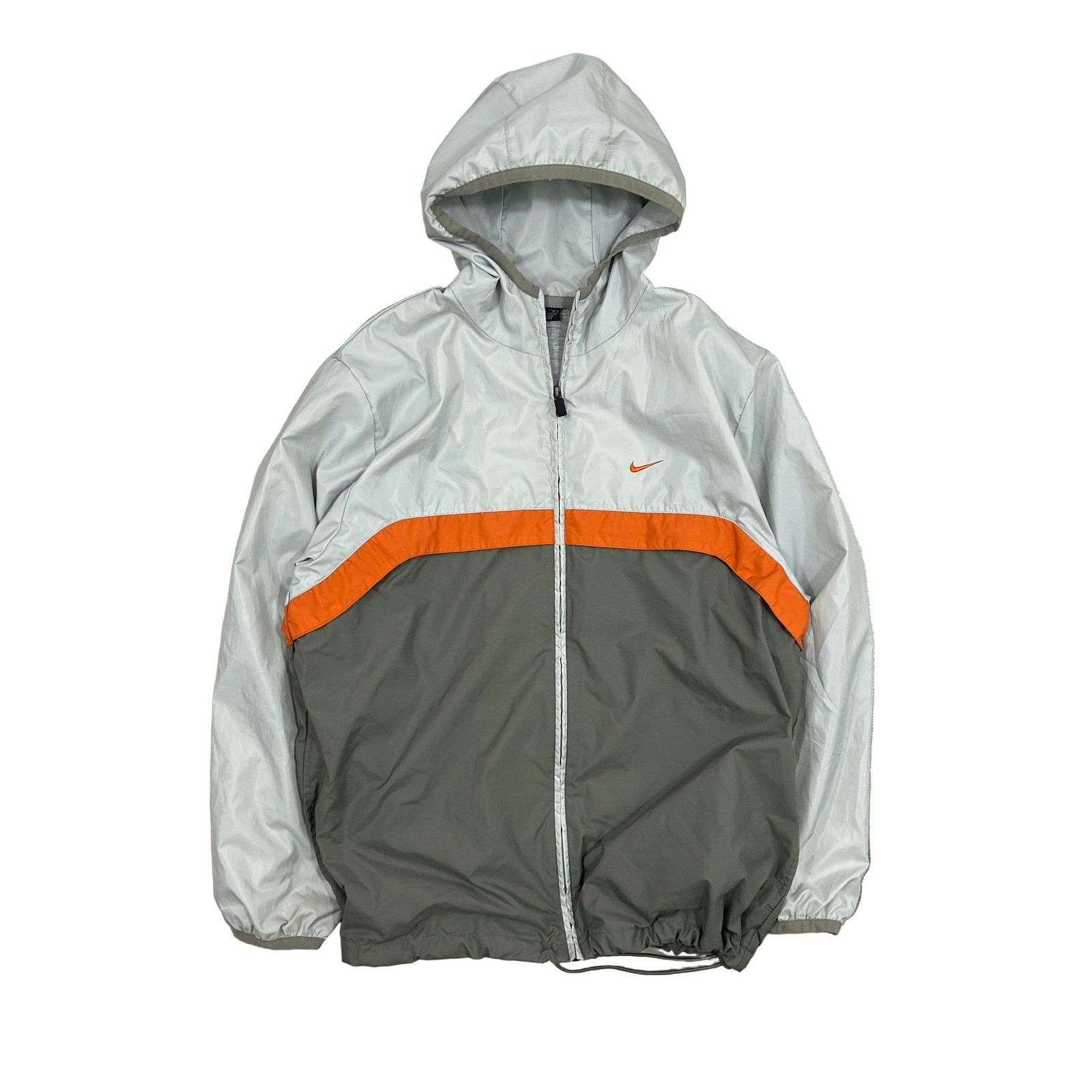Nike Nike Y2k Gray Orange Windbreaker Size US M / EU 48-50 / 2 - 1 Thumbnail
