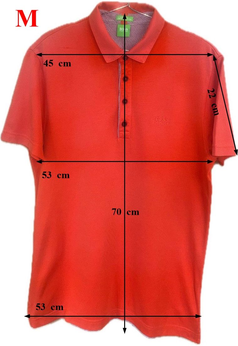 Hugo Boss HUGO BOSS golf polo T-Shirt shirts color ORANGE size M Size US M / EU 48-50 / 2 - 2 Thumbnail