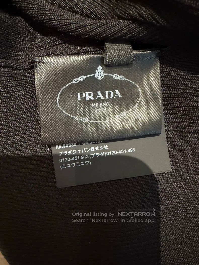 Prada Prada Striped zippered neckline dress Size M / US 6-8 / IT 42-44 - 3 Thumbnail