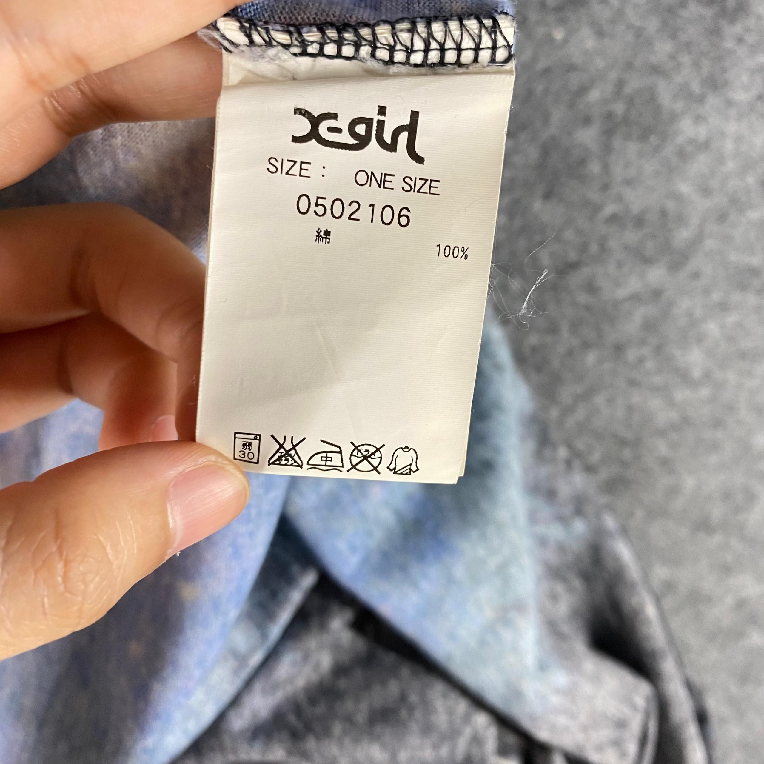 Japanese Brand Vintage X-Girl Streetwear Tshirt Size US M / EU 48-50 / 2 - 11 Thumbnail