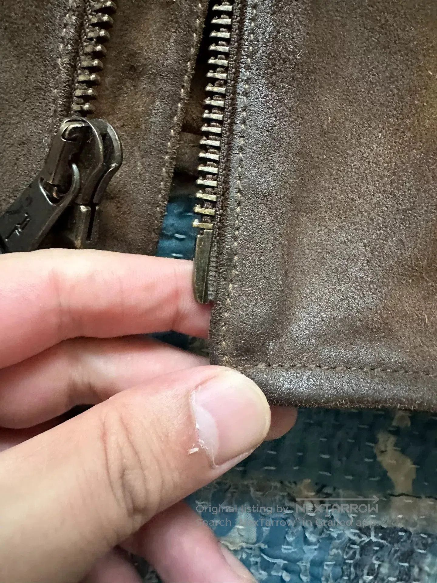 Ralph Lauren Black Label ralph lauren black label distressed leather jacket. Size US L / EU 52-54 / 3 - 3 Thumbnail