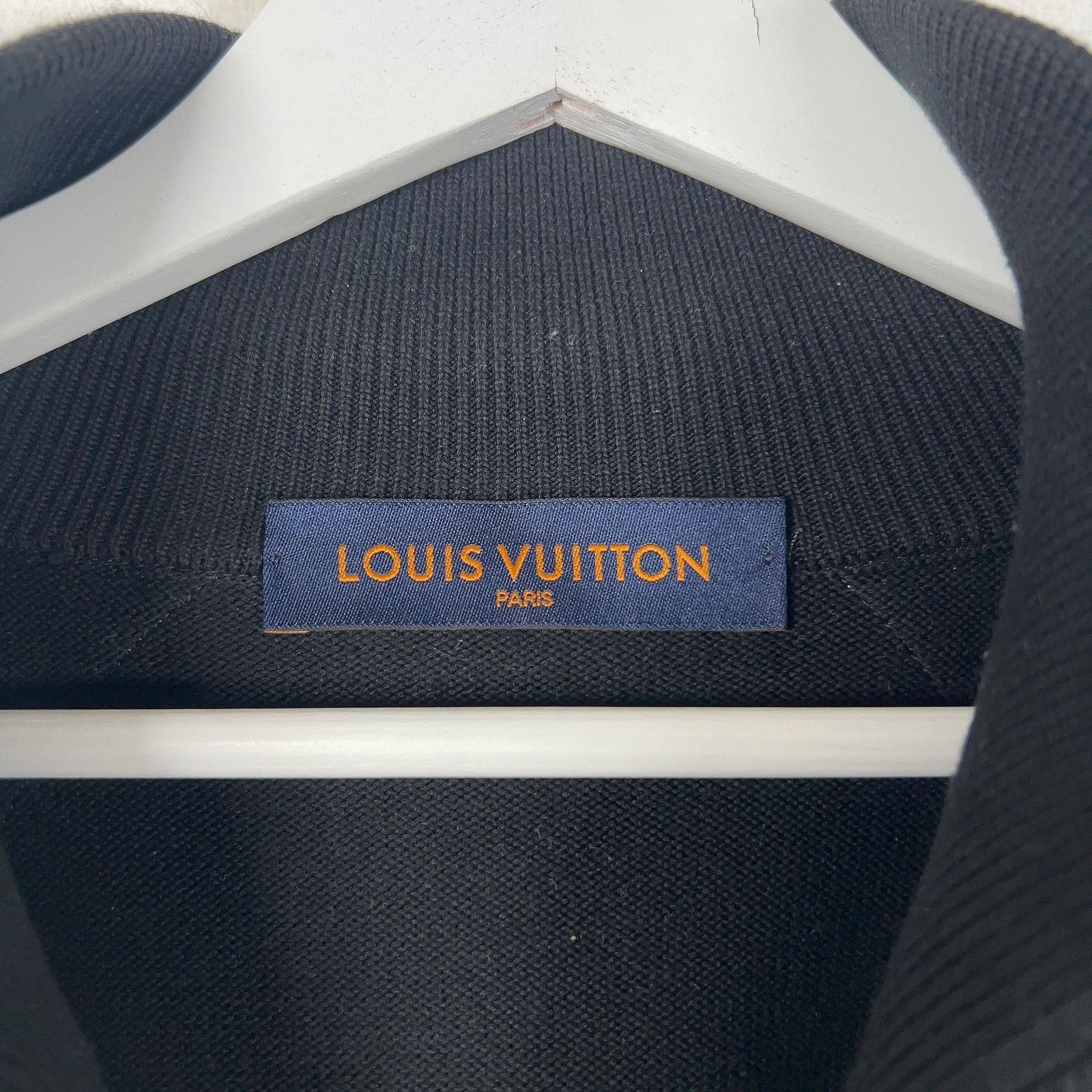 Louis Vuitton Louis Vuitton Color Block Leather/Knit Track Jacket Size US XXL / EU 58 / 5 - 10 Thumbnail