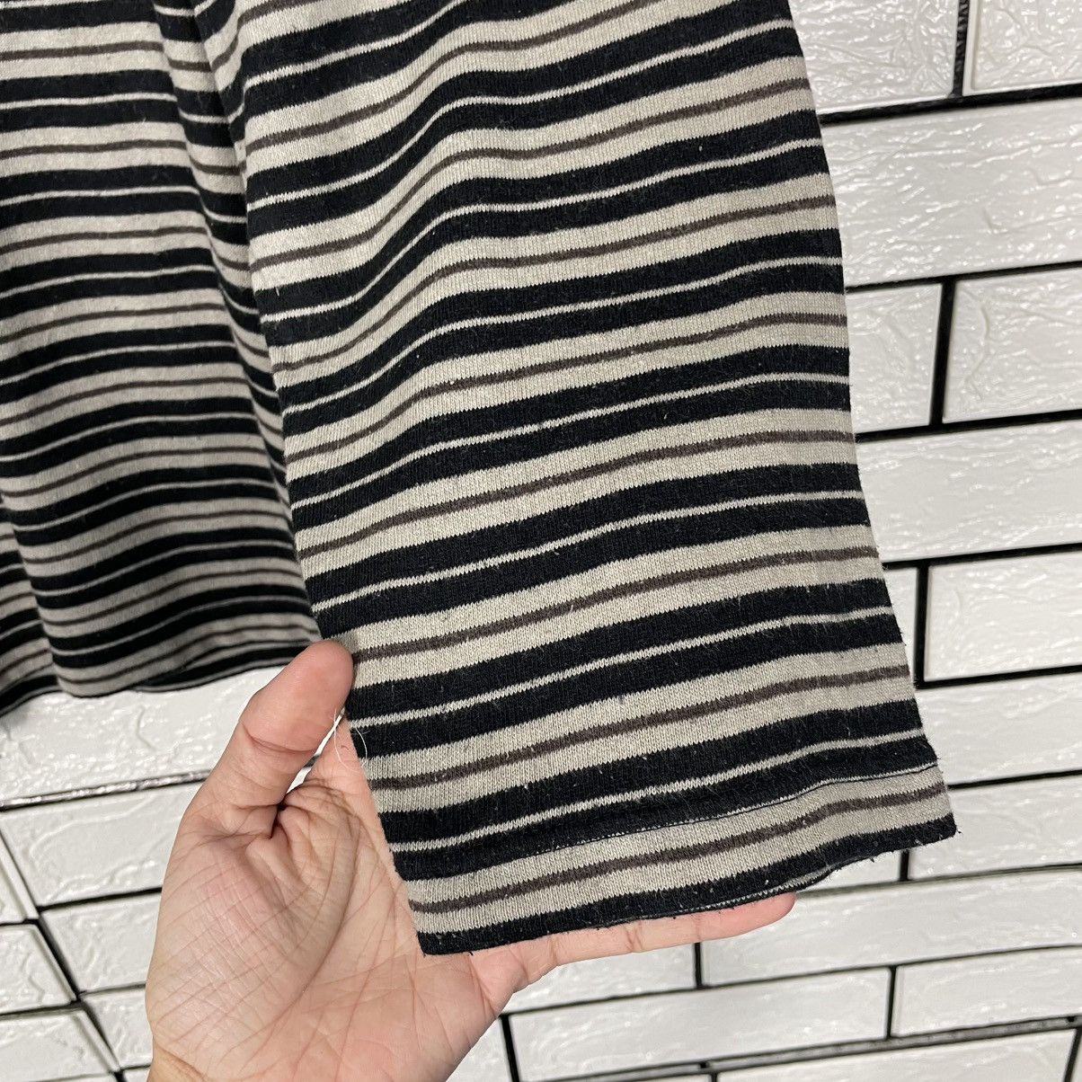 Kansai Yamamoto Kansai Yamamoto Homme Striped Sweatshirt Size US L / EU 52-54 / 3 - 9 Thumbnail