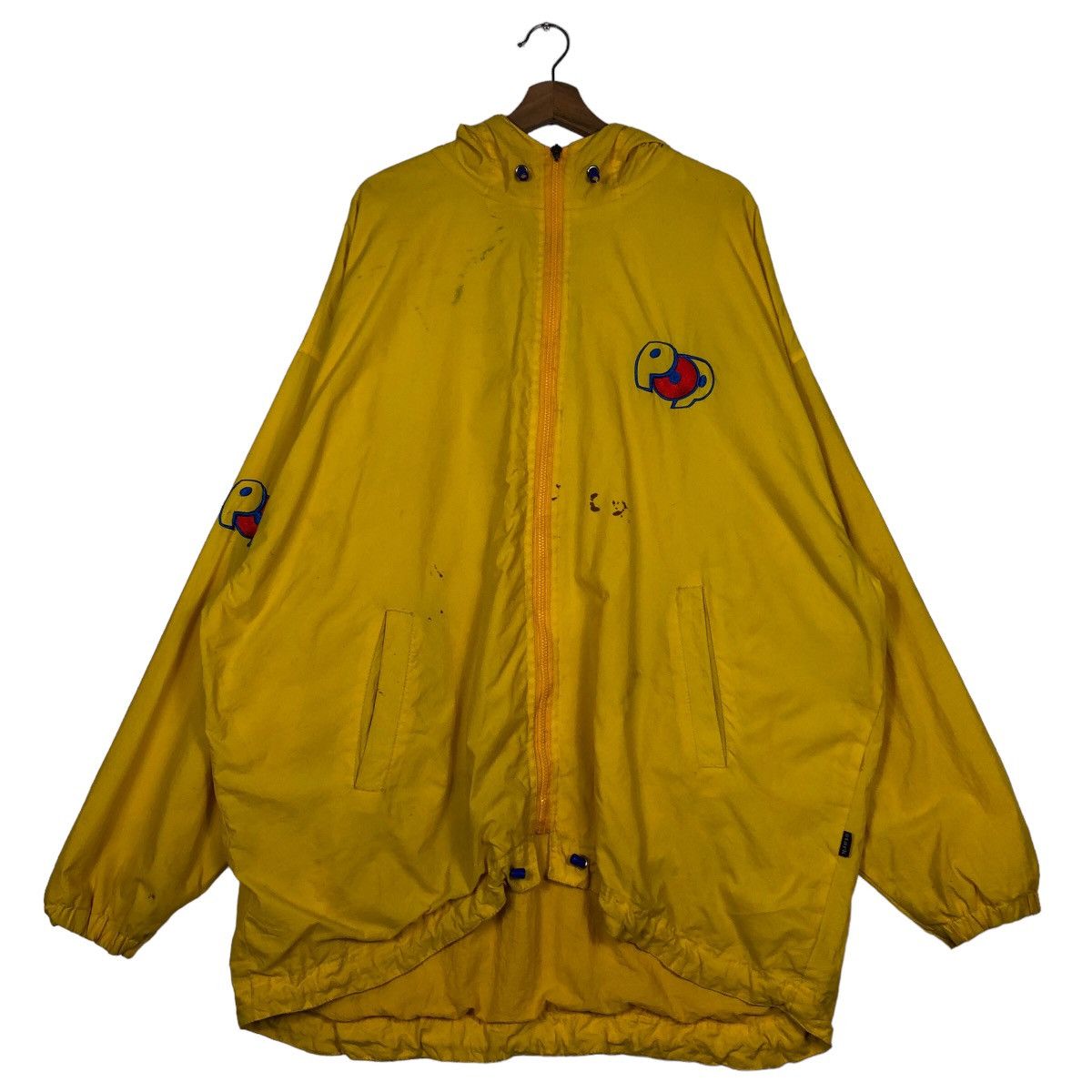 Hysteric Glamour 🔥Vintage Long Jacket Stark Pop Big Logo Japan Made Size US XXL / EU 58 / 5 - 11 Thumbnail