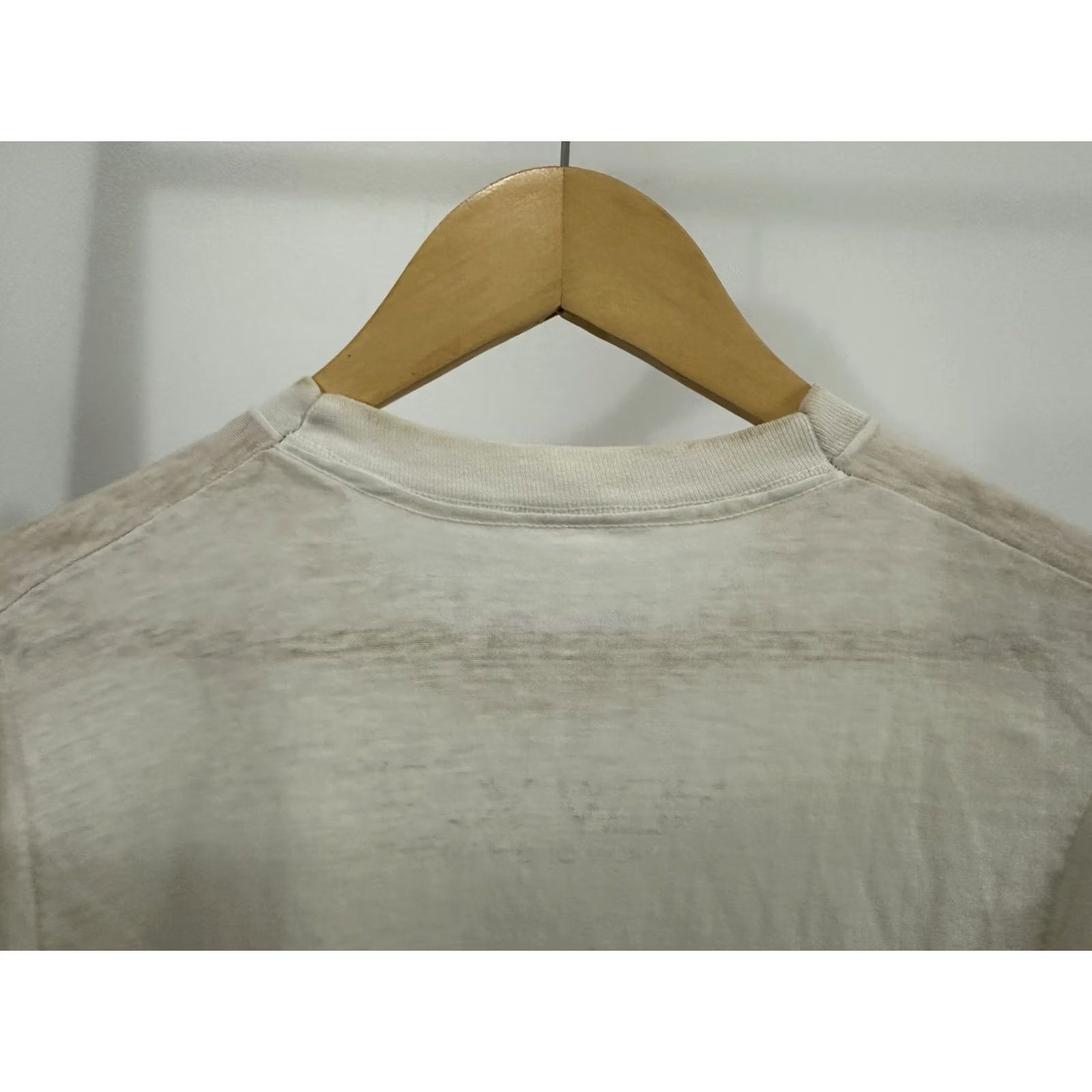 Vintage VINTAGE Art T-Shirt M White The New Yorker 80s New York View Of The World Paper Thin Burnout Worn Mens Size US M / EU 48-50 / 2 - 7 Thumbnail
