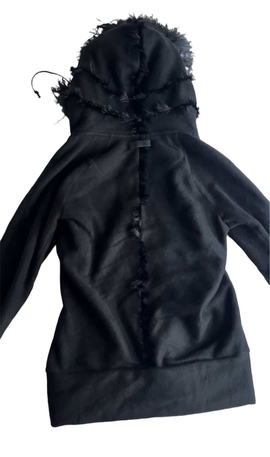 If Six Was Nine Ifsixwasnine black fur mohawk parka | Grailed