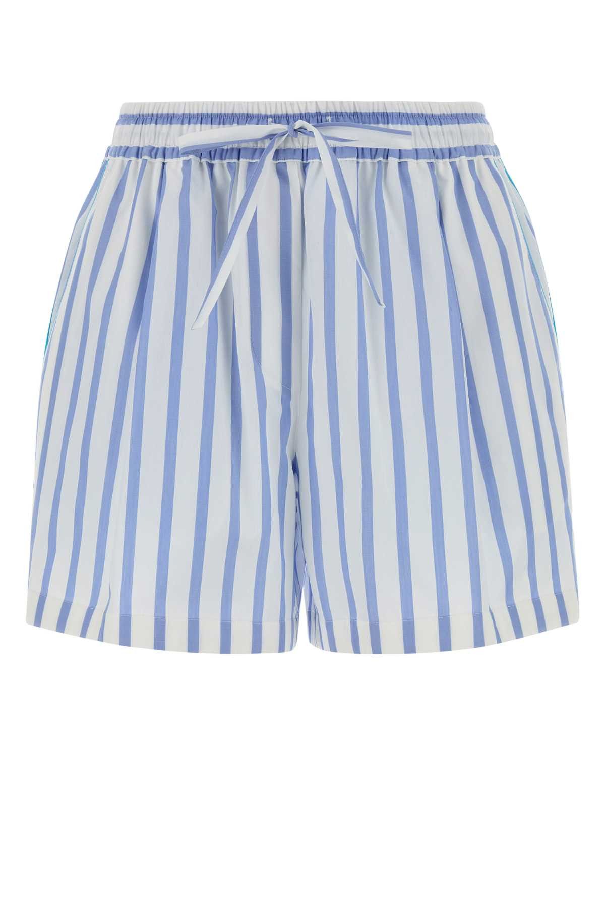 Dolce & Gabbana Embroidered Stretch Poplin Shorts Size 28" / US 6 / IT 42 - 1 Thumbnail