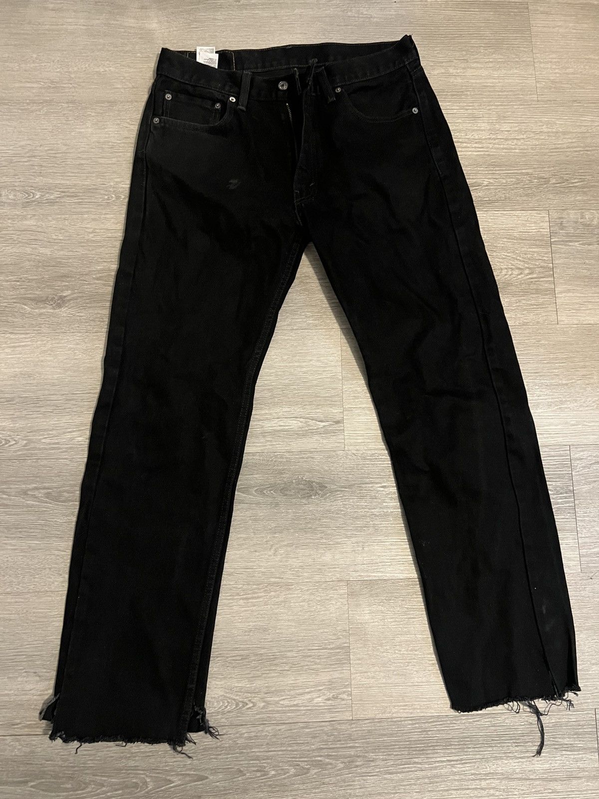 Levi's Black Levi 505's Size US 33 - 1 Thumbnail