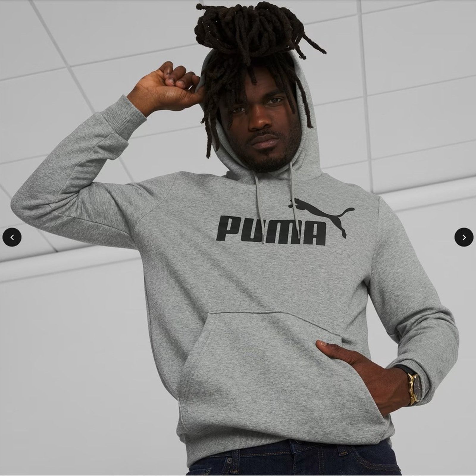 Puma Puma Essentials Big Logo Men's Hoodie Size US S / EU 44-46 / 1 - 1 Thumbnail