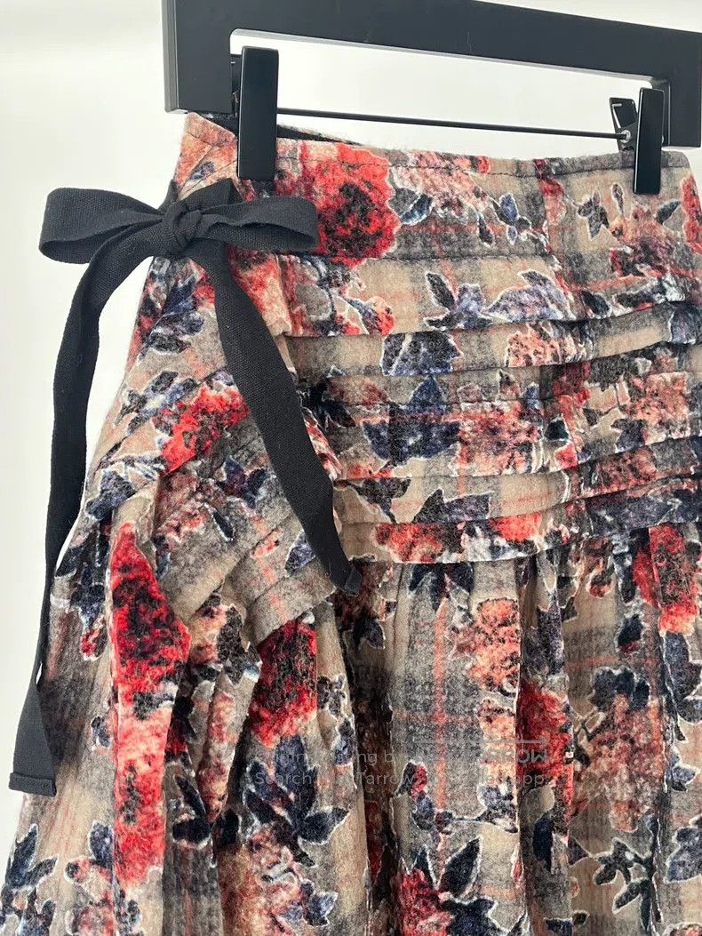 Comme des Garcons Comme des Garcons size M Rose Plaid Skirt Size 23" - 3 Thumbnail