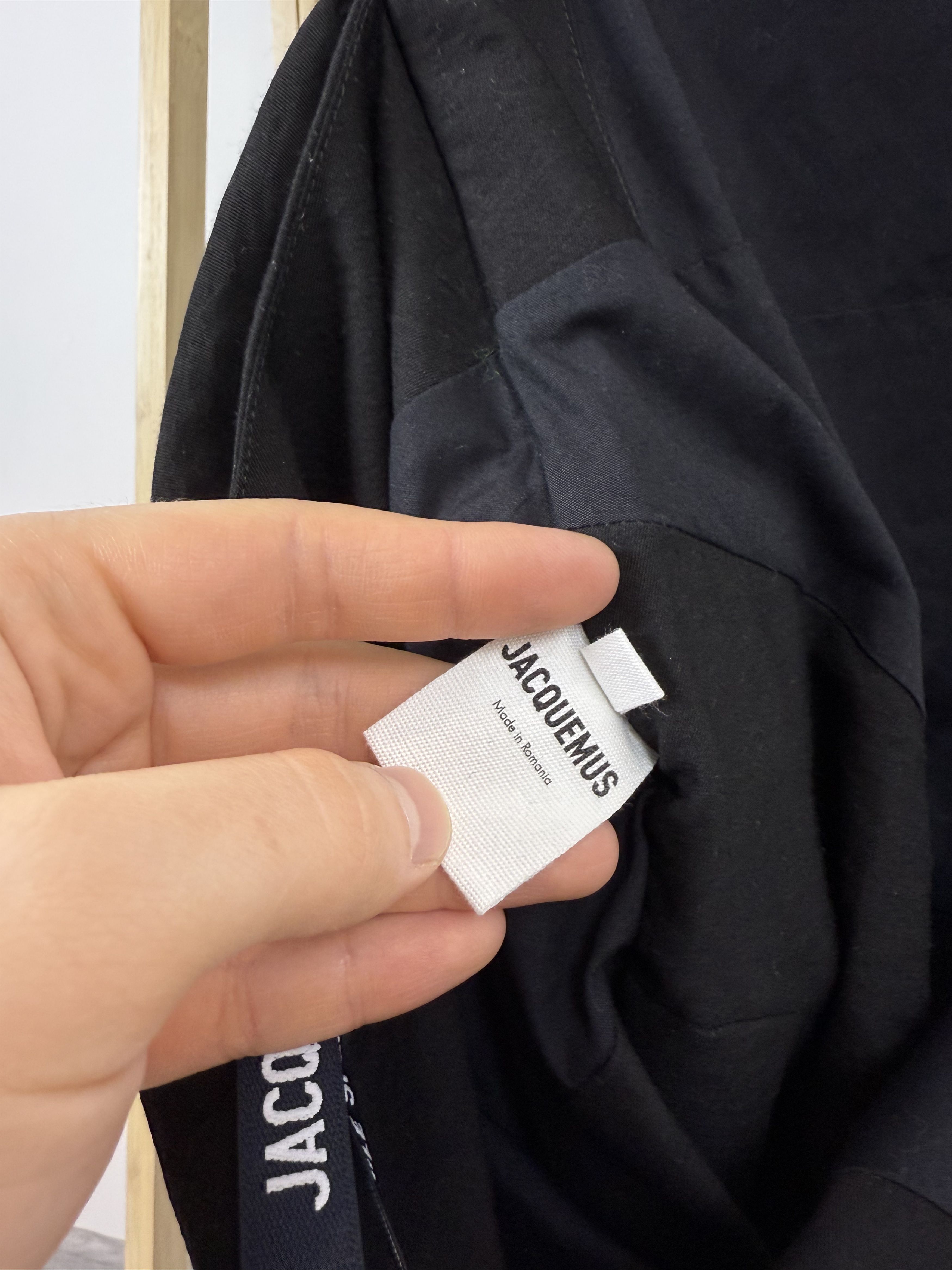 Jacquemus Jacquemus La Robe Saudade "Le Splash" SS22 Black Mini Dress Size L / US 10 / IT 46 - 13 Thumbnail