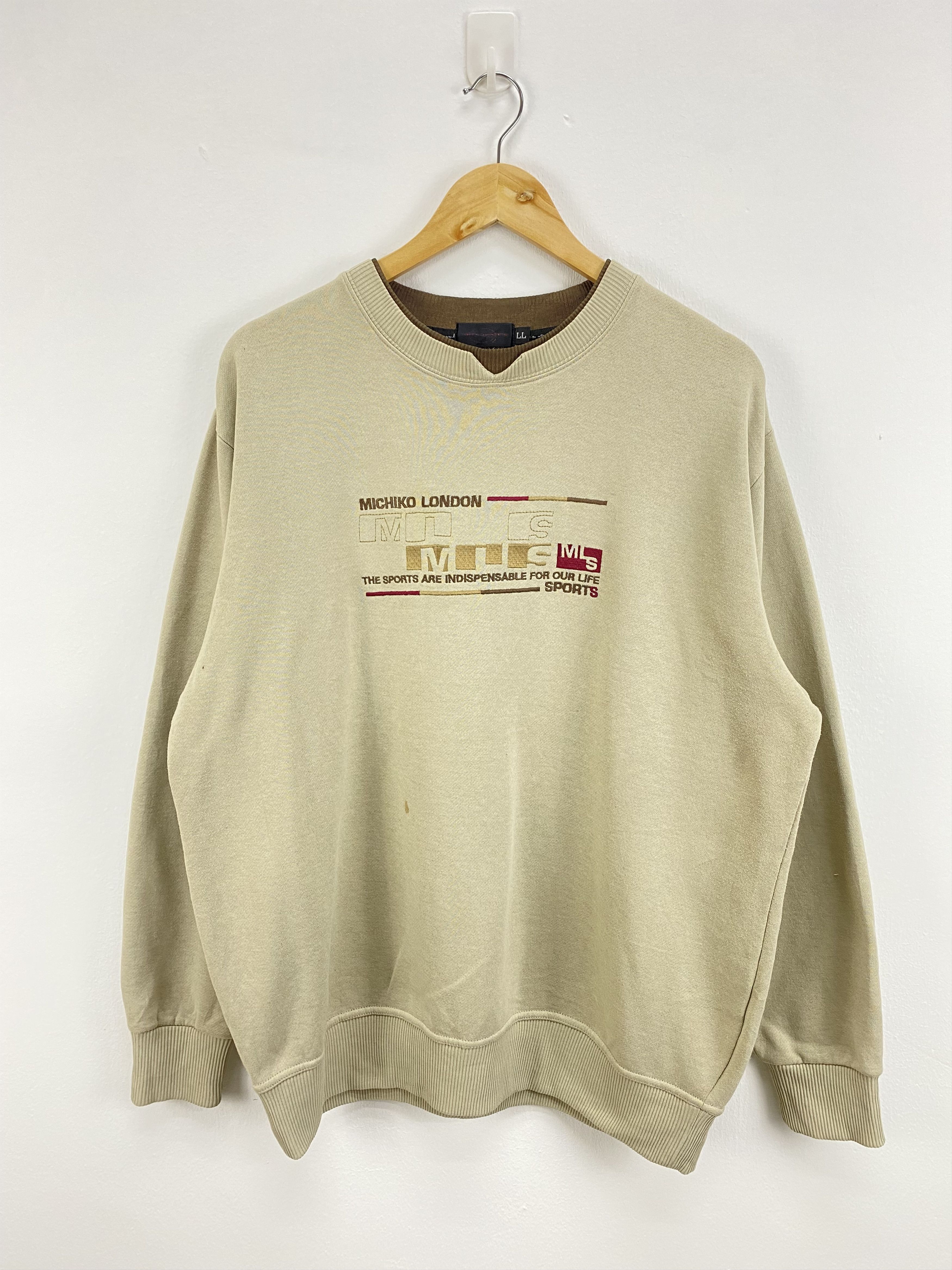 Japanese Brand × Michiko Koshino London × Vintage Vintage Sweatshirt Michiko London Japanese Fashion Sweater Size US L / EU 52-54 / 3 - 1 Thumbnail