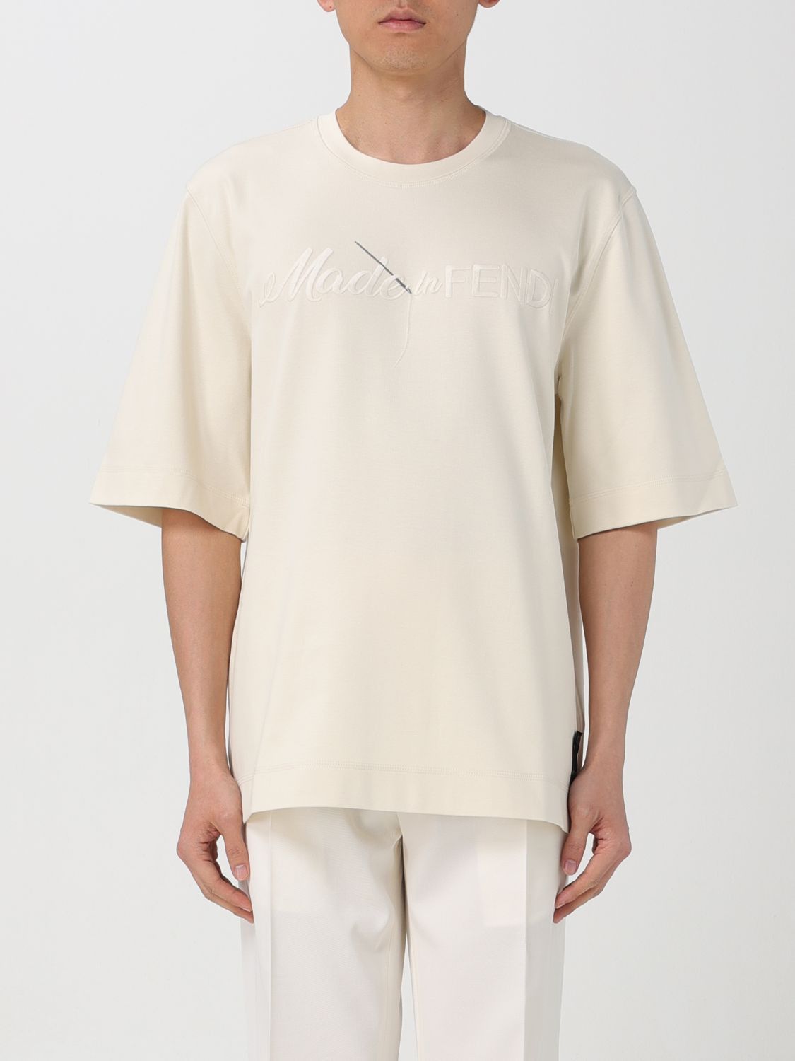 image of Fendi T-Shirt Men White (Size Small)