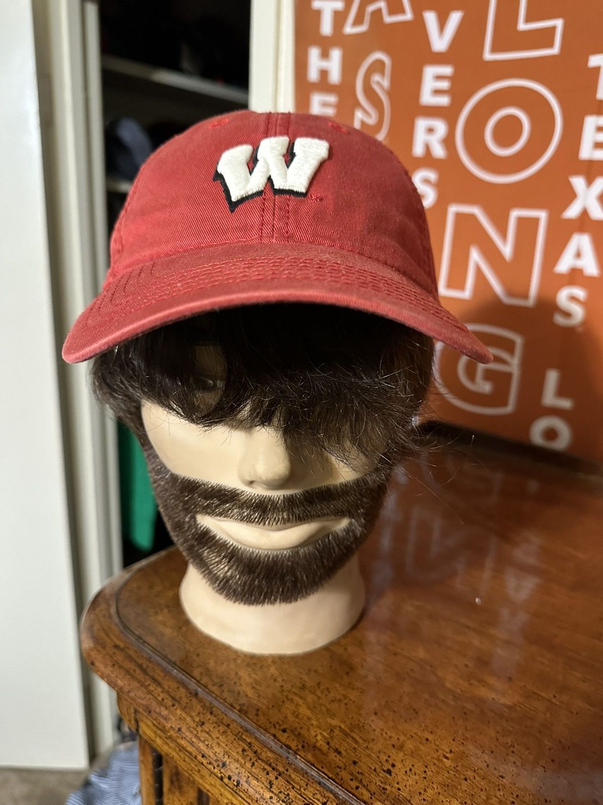 NCAA × Vintage Vintage NCAA Legacy Wisconsin Badgers “ triple red” hat 00s Size ONE SIZE - 1 Thumbnail