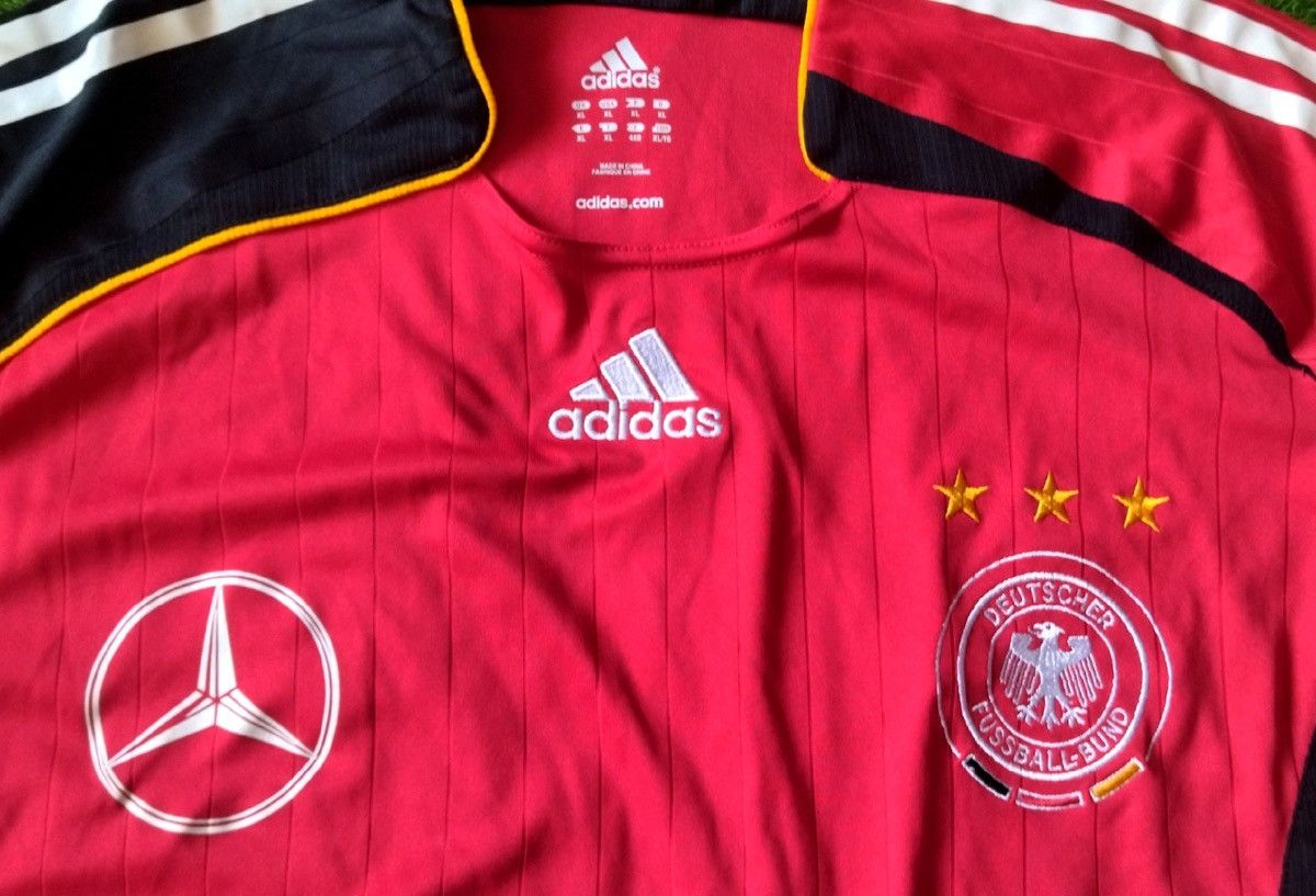 Adidas Germany 2006/2008 player issued Mercedes shirt Size US XL / EU 56 / 4 - 3 Thumbnail