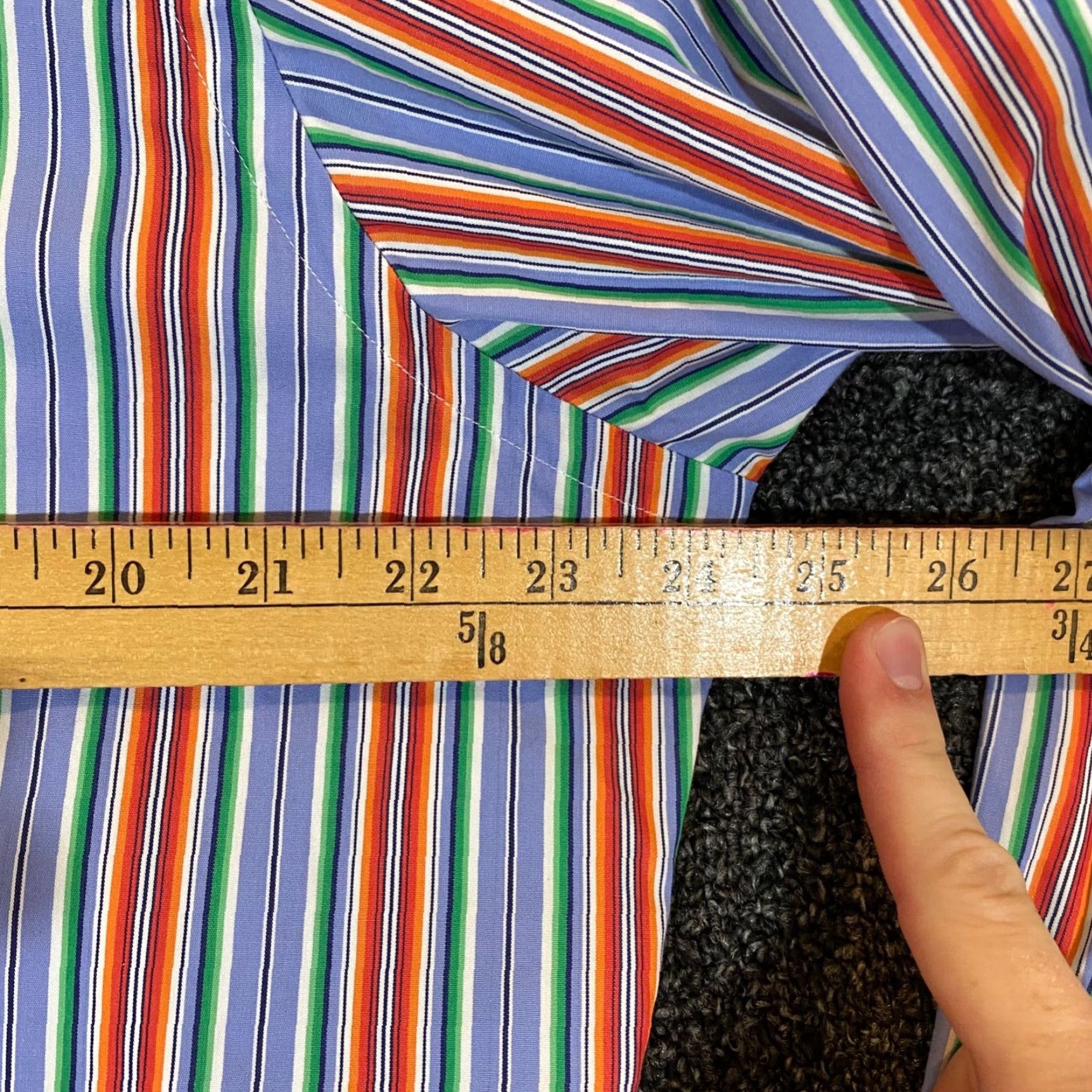 Ralph Lauren Ralph Lauren Shirt Mens Large Multicolor Striped Button Down Dress Top L/S Size US L / EU 52-54 / 3 - 6 Thumbnail