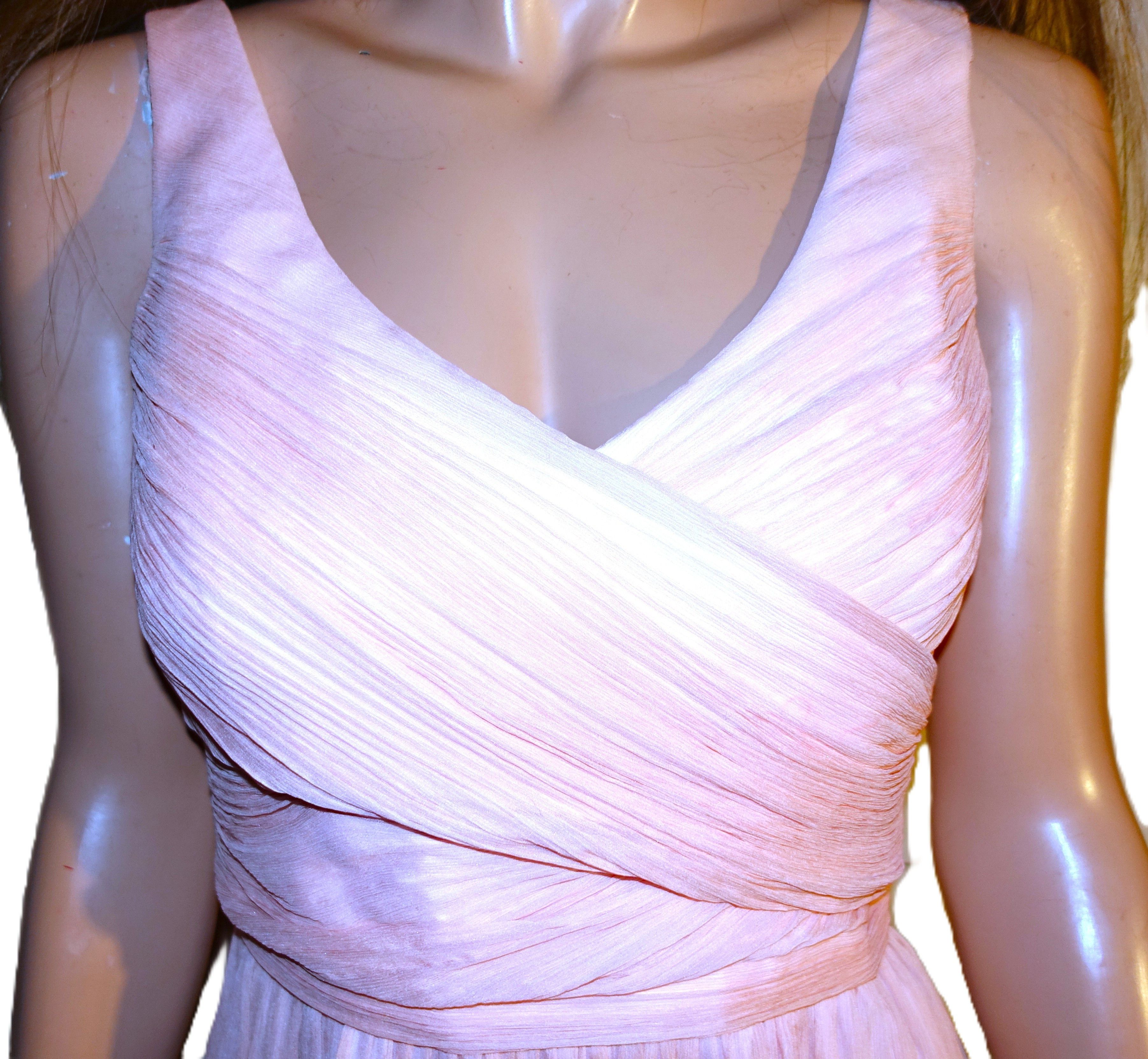 J.Crew J. Crew Light Pink Silk Party Dress 6 Size M / US 6-8 / IT 42-44 - 2 Thumbnail