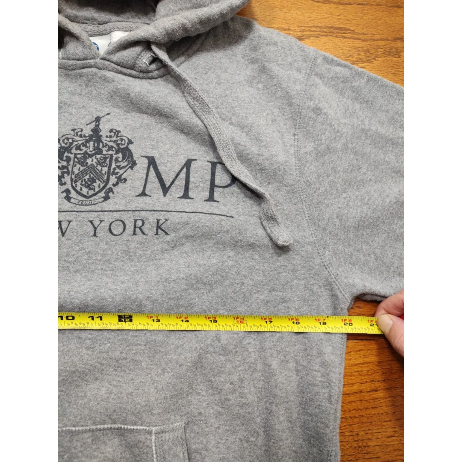 Vintage VINTAGE Trump New York Hoodie Sweatshirt Mens Gray M Logo Pullover Hoodie Casual Outdoor Sports Size US M / EU 48-50 / 2 - 7 Thumbnail
