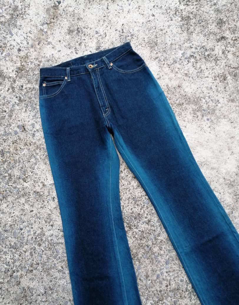 Japanese Brand × Vintage Bobson Lady's Nice Colourways Bootcut Denim Jeans Size 27" / US 4 / IT 40 - 3 Thumbnail