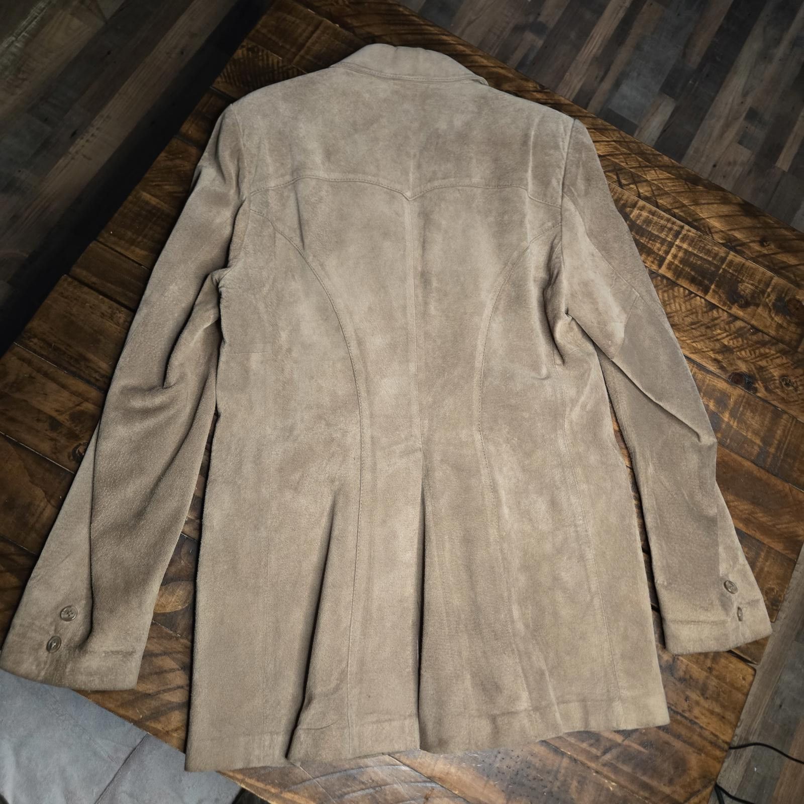 Scully Leather VTG Oakridge Scully Blazer Tan Suede Jacket Men Size 40L C1 Size 40L - 4 Thumbnail