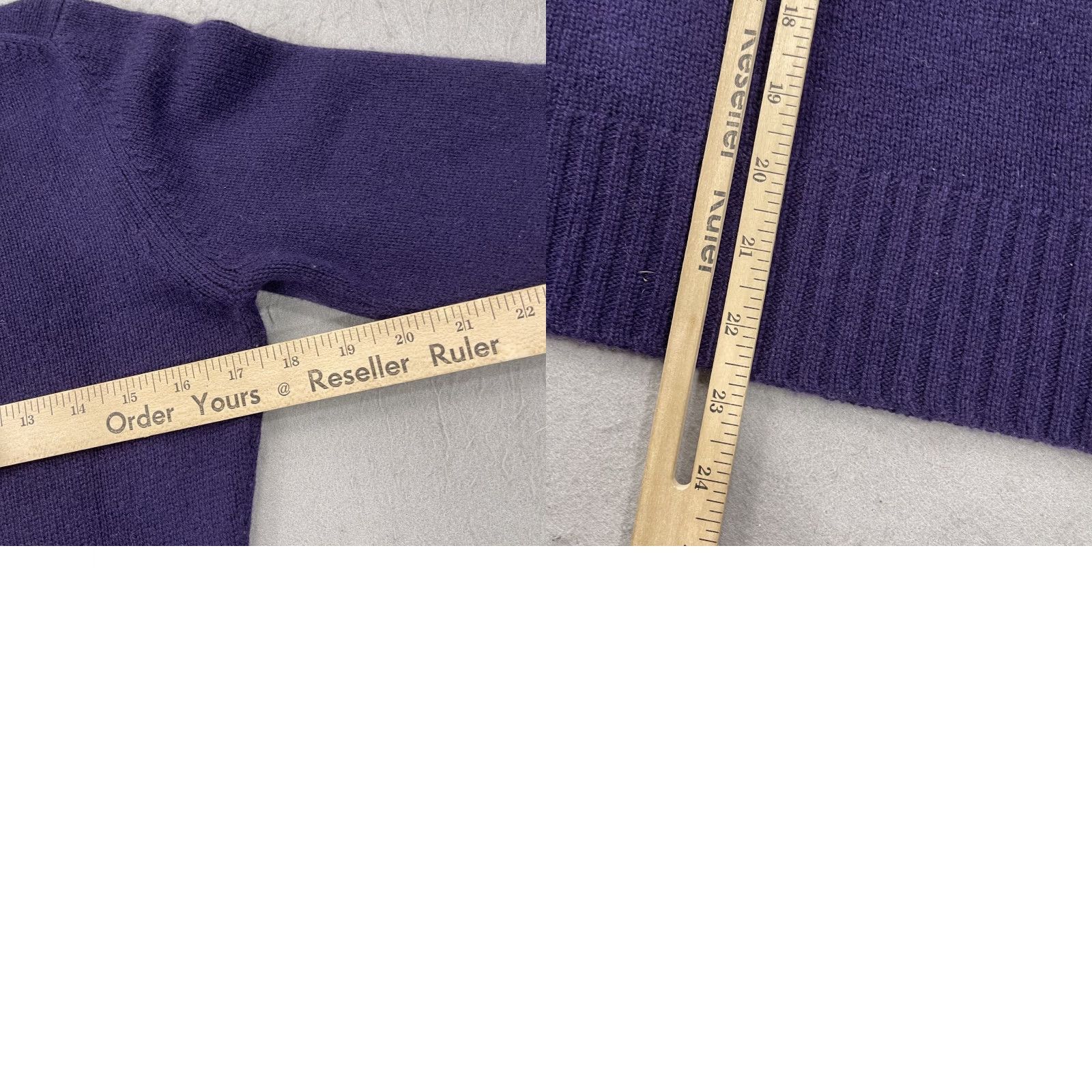 Vintage Kirkland Signature Sweater Womens Small Purple 100% Cashmere Turtleneck Pullover Soft Size S / US 4 / IT 40 - 8 Thumbnail
