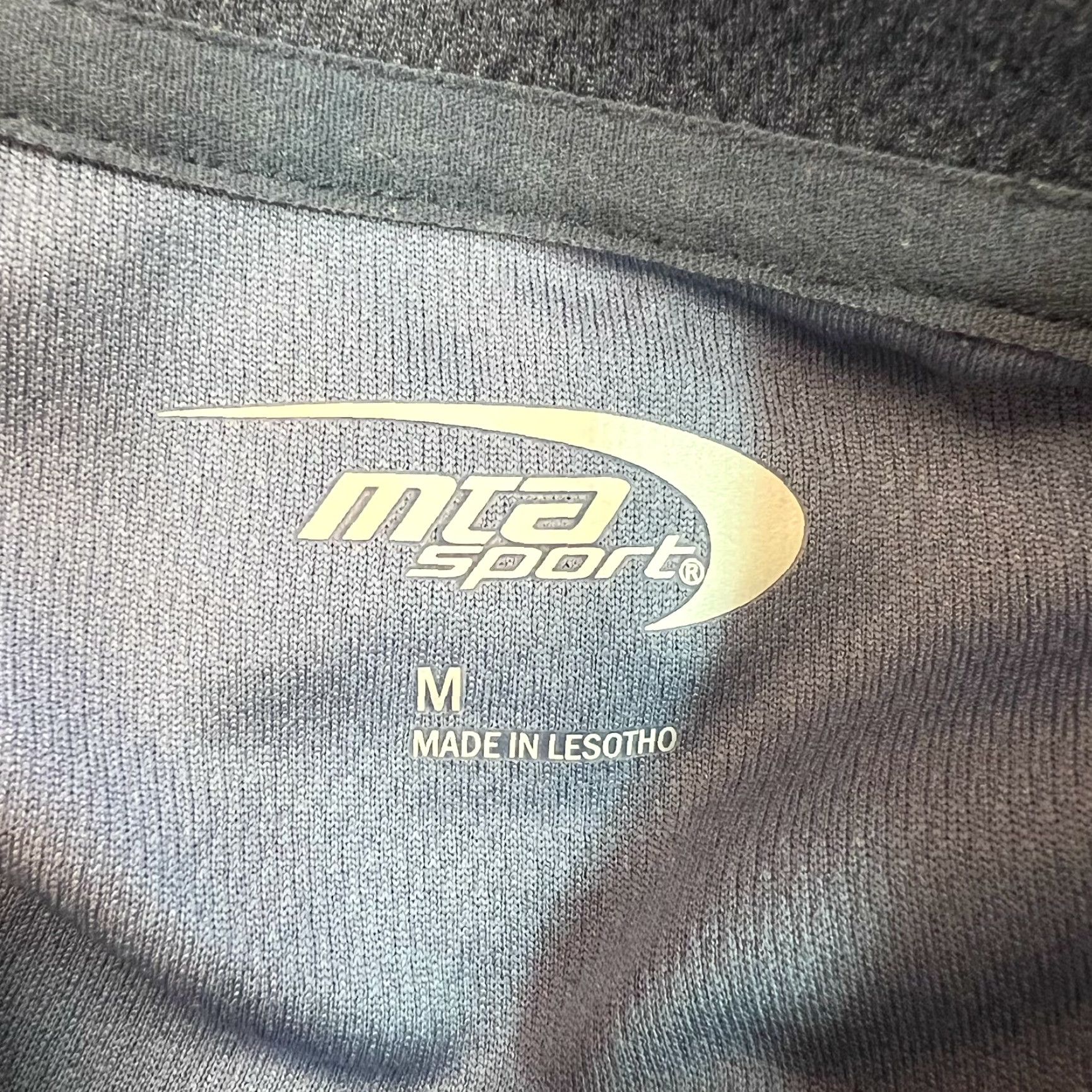 Vintage MTA Sport Mens T-Shirt Short Sleeve Navy Blue Crew Neck Pullover Size M Size US M / EU 48-50 / 2 - 5 Thumbnail