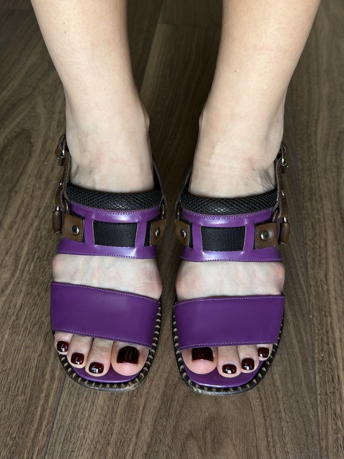 Marni Marni Heels Leather Strap Block Heel Slingback Sandals Size US 6.5 / IT 36.5 - 7 Thumbnail