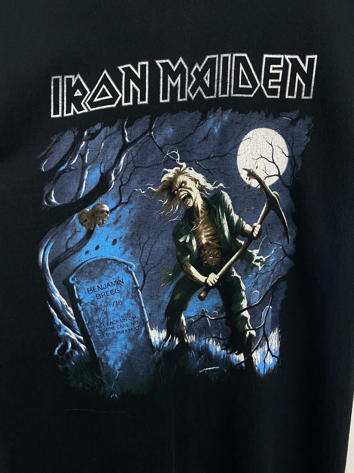 Iron Maiden 🇺🇸 ☠️ Vintage Y2K Iron Maiden Death Skull skeleton rare retro Size US M / EU 48-50 / 2 - 7 Thumbnail