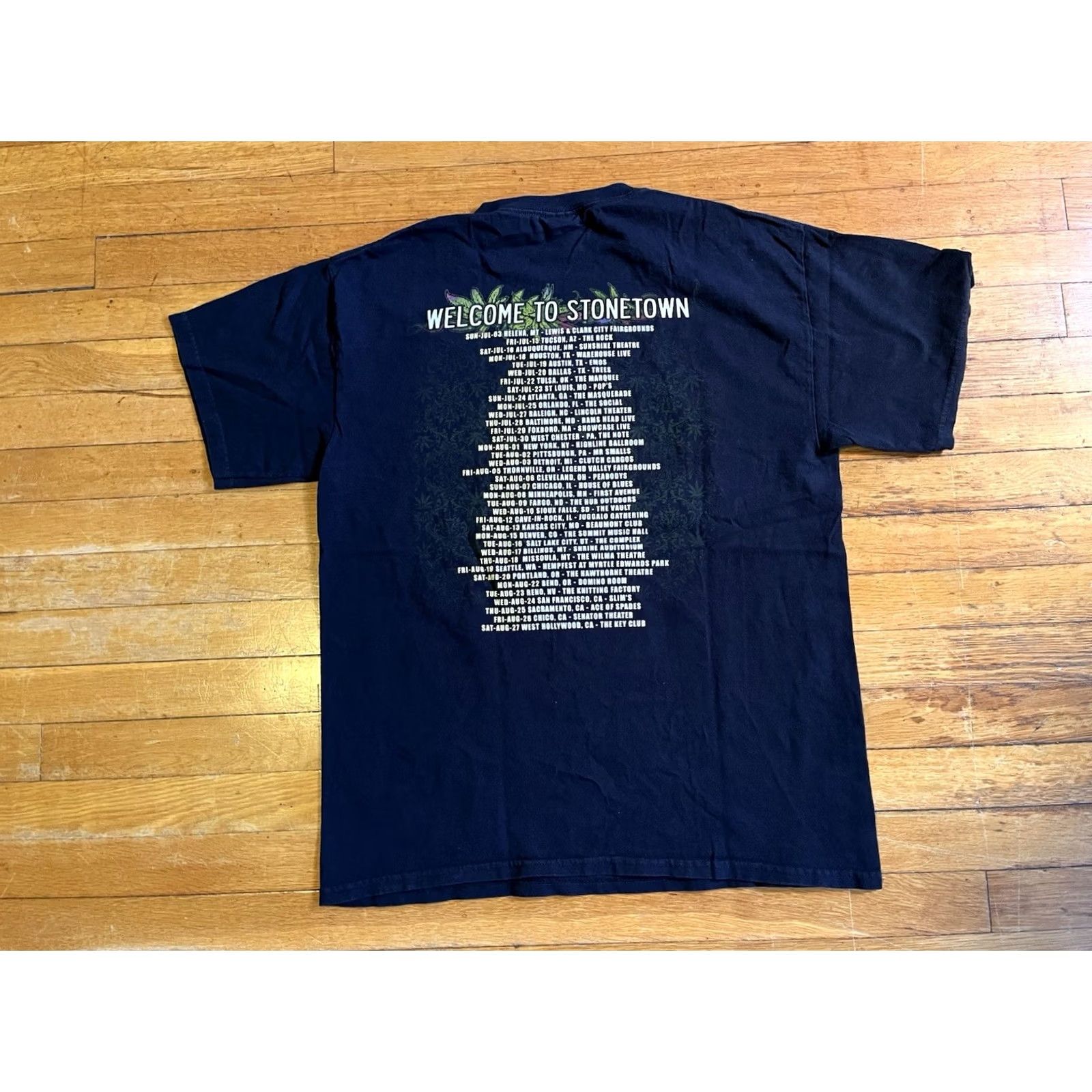 Gildan Kottonmouth Kings Sunrise Sessions Tour Shirt Men’s Large Black T-Shirt Graphic Print Short Sleeve Crew Neck Logo Vintage: No Size US L / EU 52-54 / 3 - 6 Thumbnail