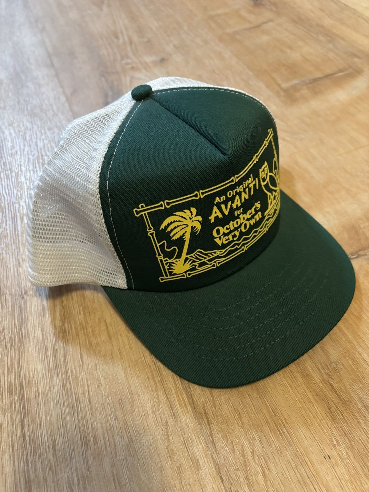 Drake Ovo green and yellow hat Size ONE SIZE - 1 Thumbnail