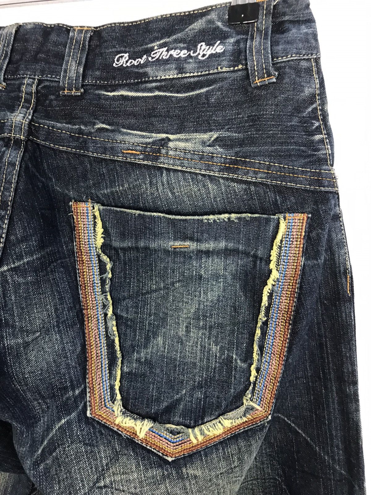 Japanese Brand × Vintage Vintage Japanese Brand Design Lightning Denim Jeans Size US 32 / EU 48 - 13 Thumbnail