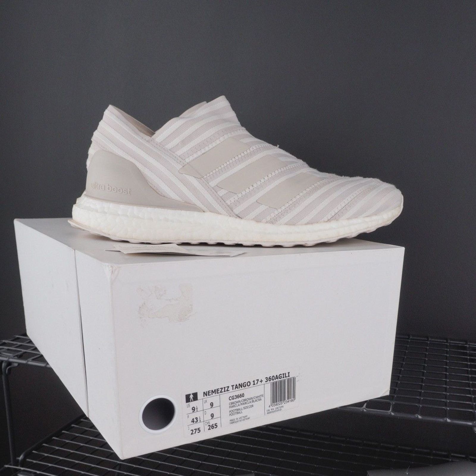 Adidas Adidas nemeziz tango ultra boost white cream sneakers Size US 9.5 / EU 42-43 - 9 Thumbnail