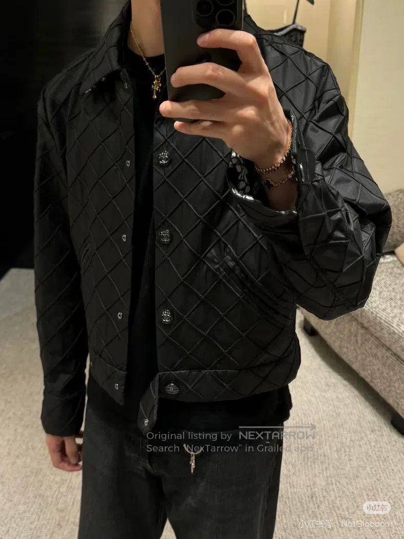 Chanel Chanel 25M Black Silk Diamond Lapel Jacket Size XS / US 0-2 / IT 36-38 - 8 Thumbnail