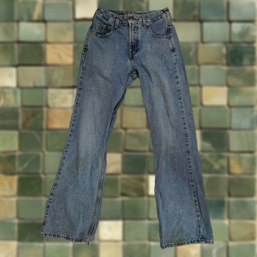 Silver Jeans Co. VINTAGE Silver Jeans Flare Mid Rise Light Wash 27x32 26x30 V2W Womens Jeans Size 27" / US 4 / IT 40 - 1 Thumbnail