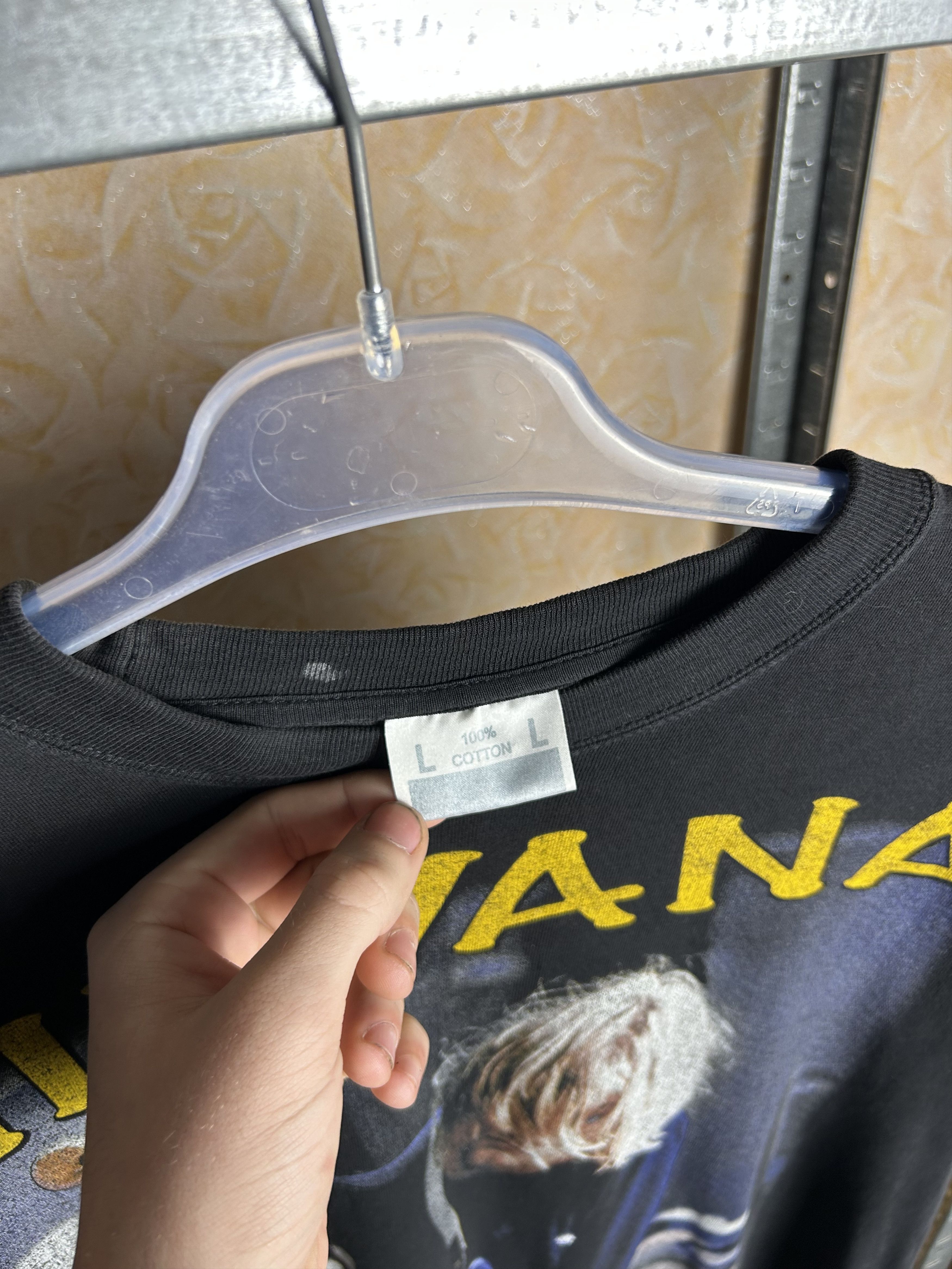 Band Tees Vintage 90s Nirvana Kurt Cobain Rock Band T-shirt Size US L / EU 52-54 / 3 - 4 Thumbnail