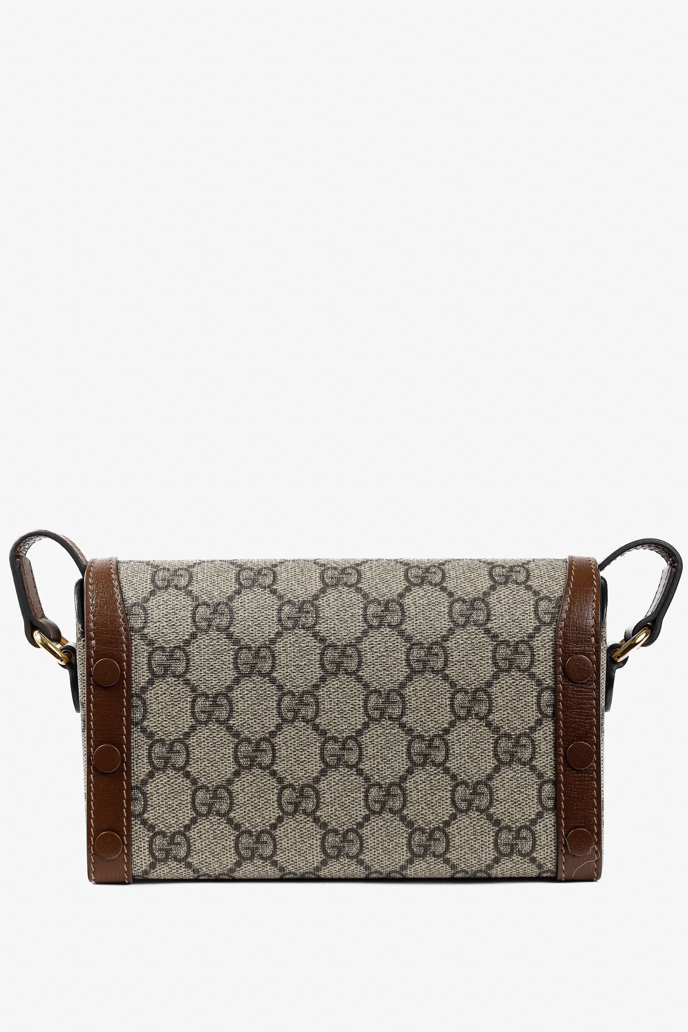 Gucci Gucci "Gucci Horsebit 1955" GG Supreme Mini Bag Size ONE SIZE - 4 Thumbnail