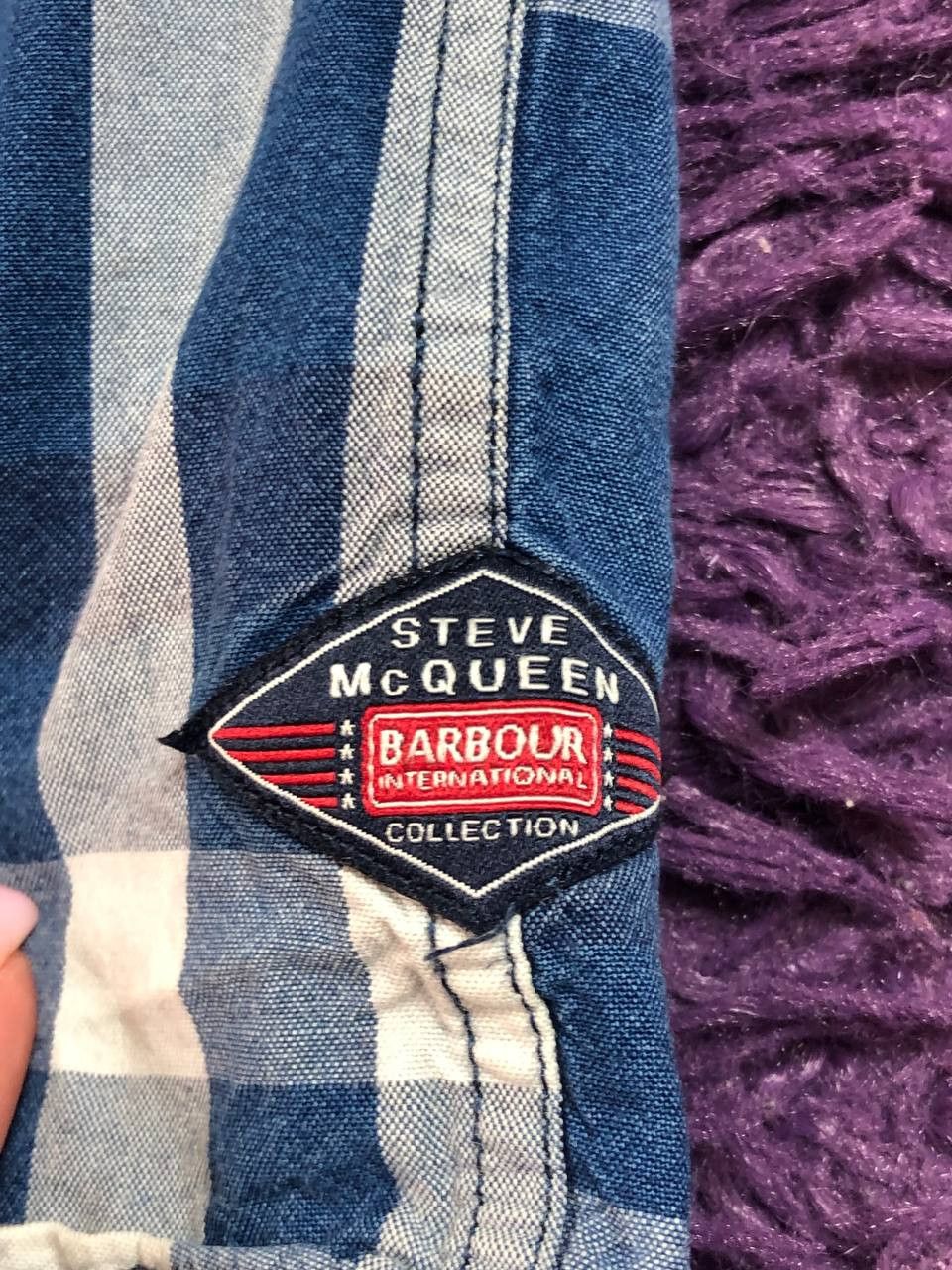 Barbour Vintage Y2K Barbour print shirt luxury slim fit streetwear Size US L / EU 52-54 / 3 - 7 Thumbnail