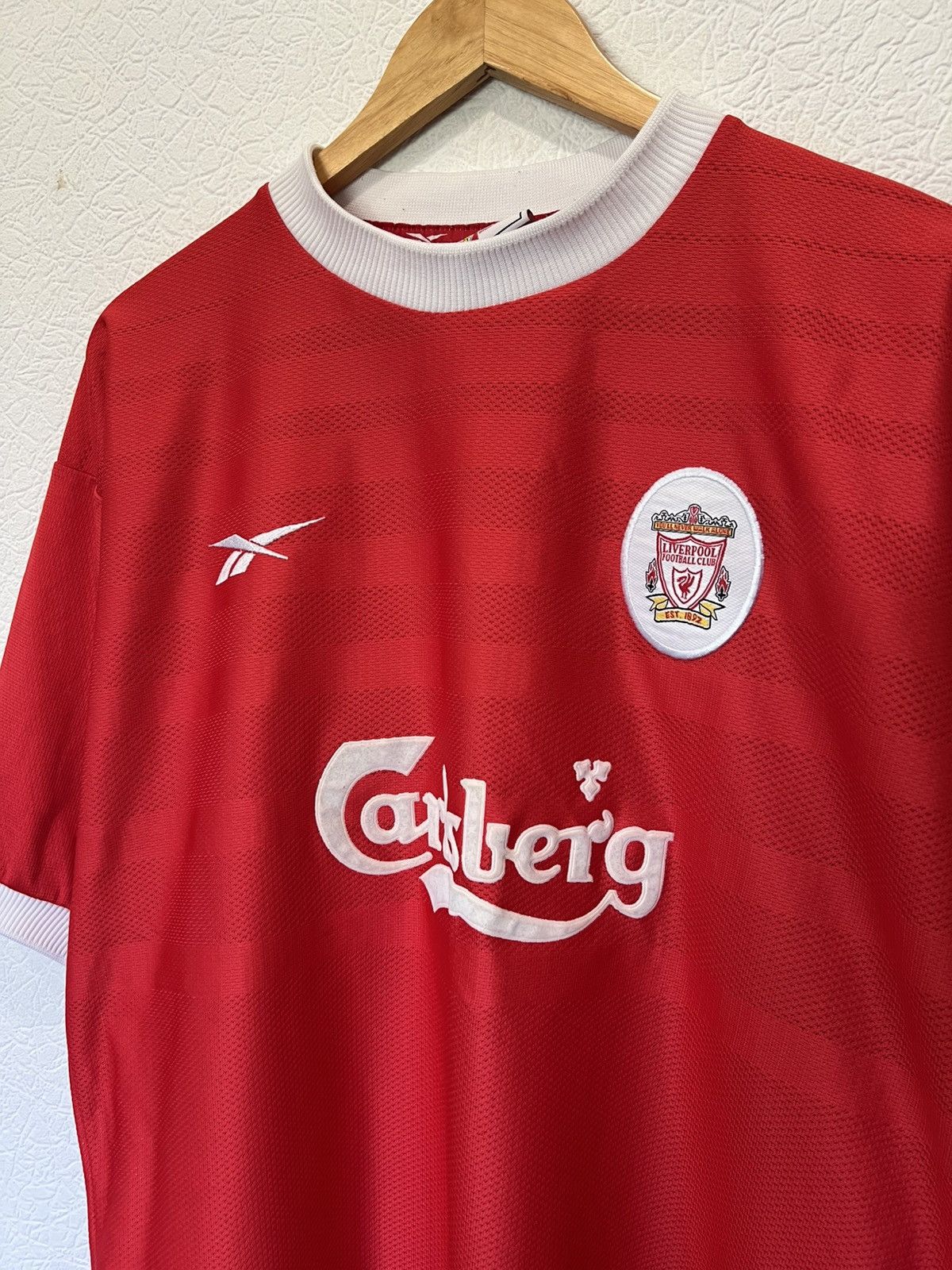 Liverpool Reebok 1998/1999/2000 Home Kit Soccer Jersey Shirt