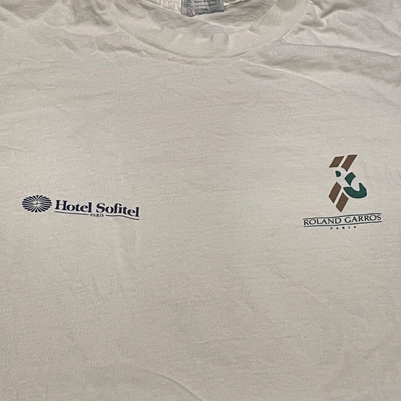 Vintage Rare Vintage 90's Roland Garros Tennis Tee Grand Slam Size US XL / EU 56 / 4 - 3 Thumbnail