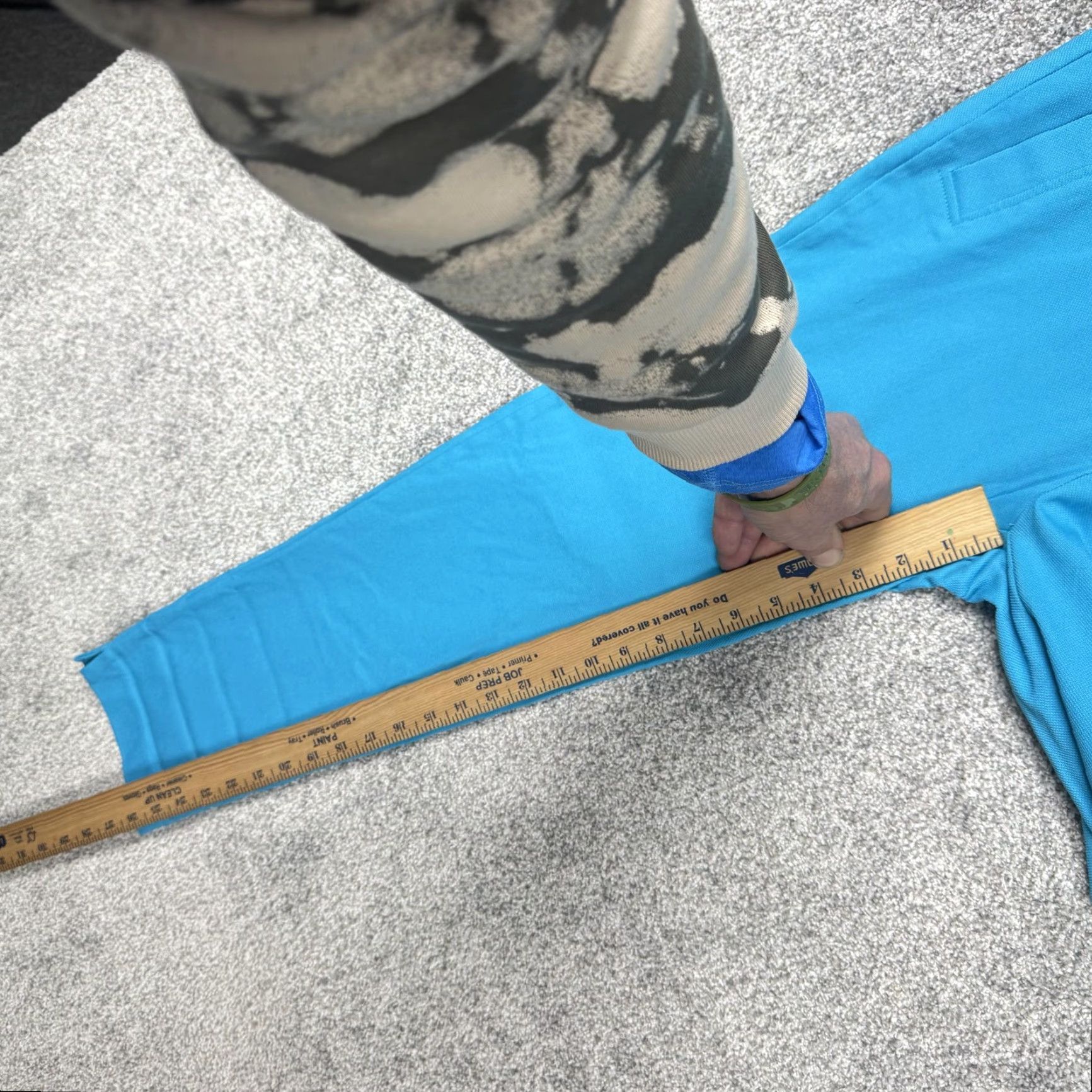 Vintage Rafaella Comfort Pants Scuba Blue 8 Women Pull On Ankle Skinny Pockets Elastic Waist Viscose Nylon Spandex Size 30" / US 8 / IT 44 - 6 Thumbnail