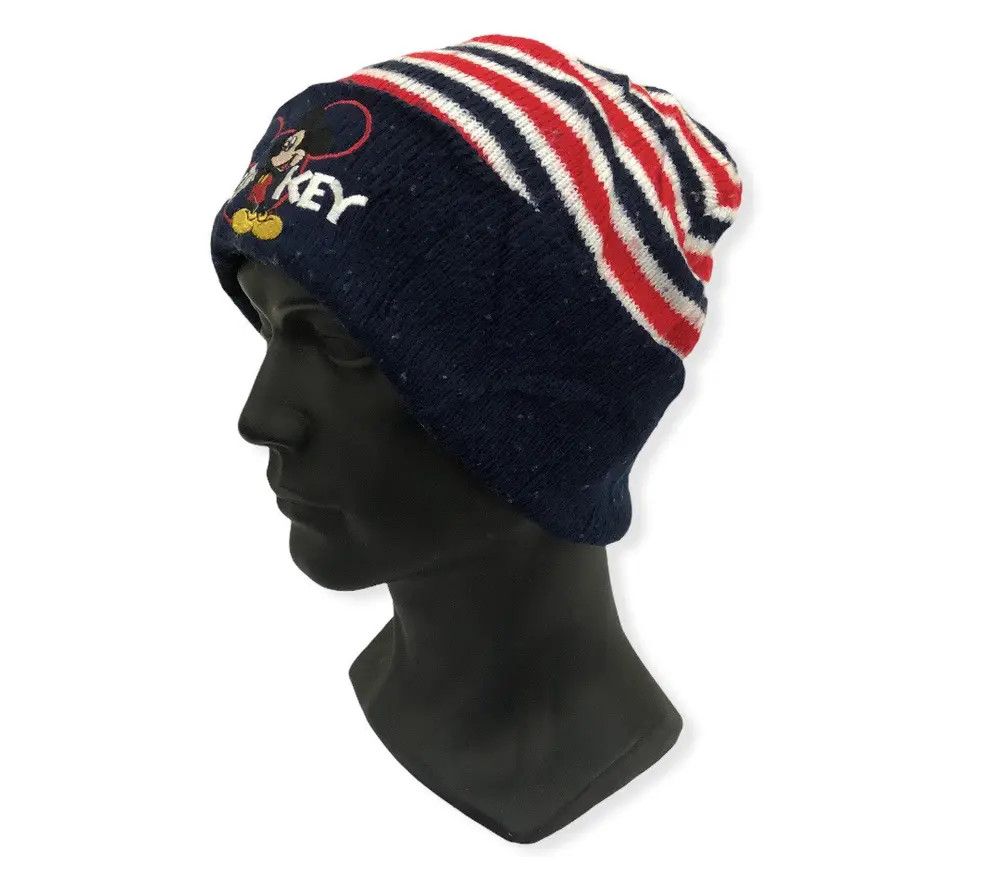 Disney × Mickey Mouse Vintage Mickey Mouse Cartoon Beanie Hat Size ONE SIZE - 2 Thumbnail