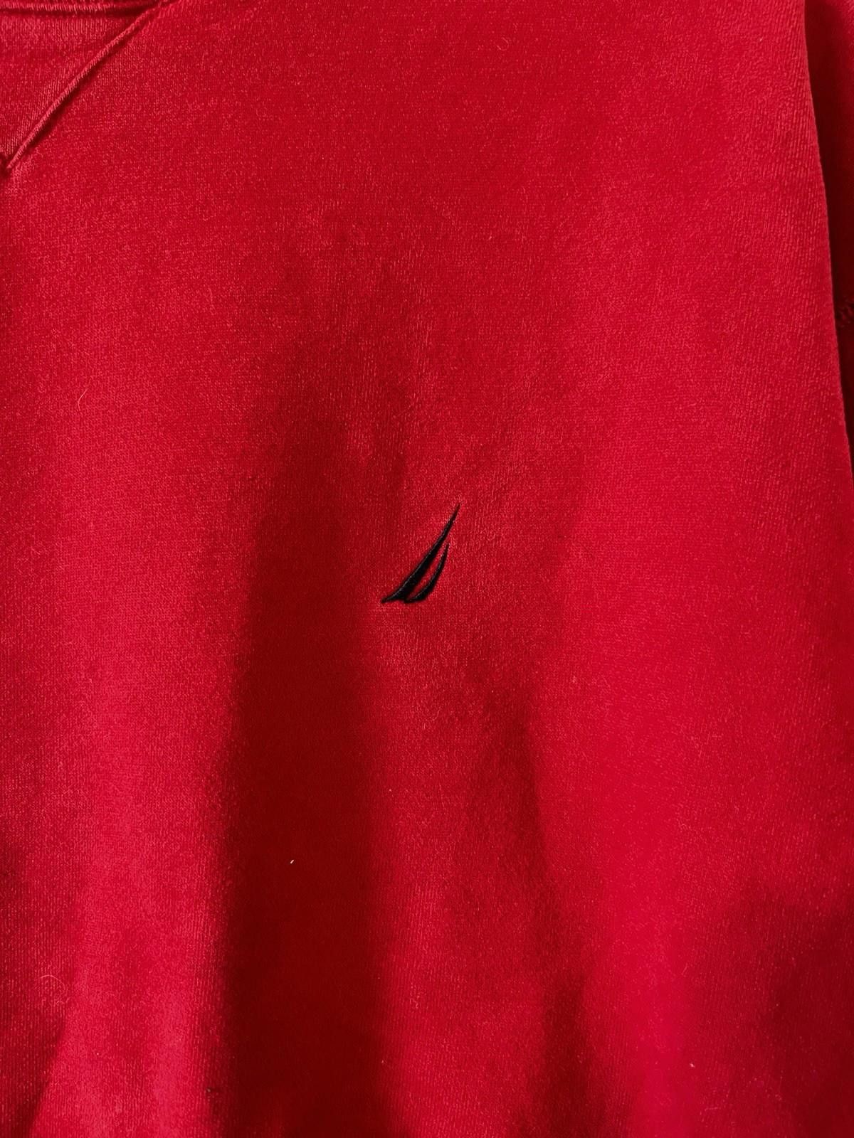 Nautica 90s NAUTICA Canada SWEATSHIRT L Red Cotton Brushed Lining Size US L / EU 52-54 / 3 - 2 Thumbnail